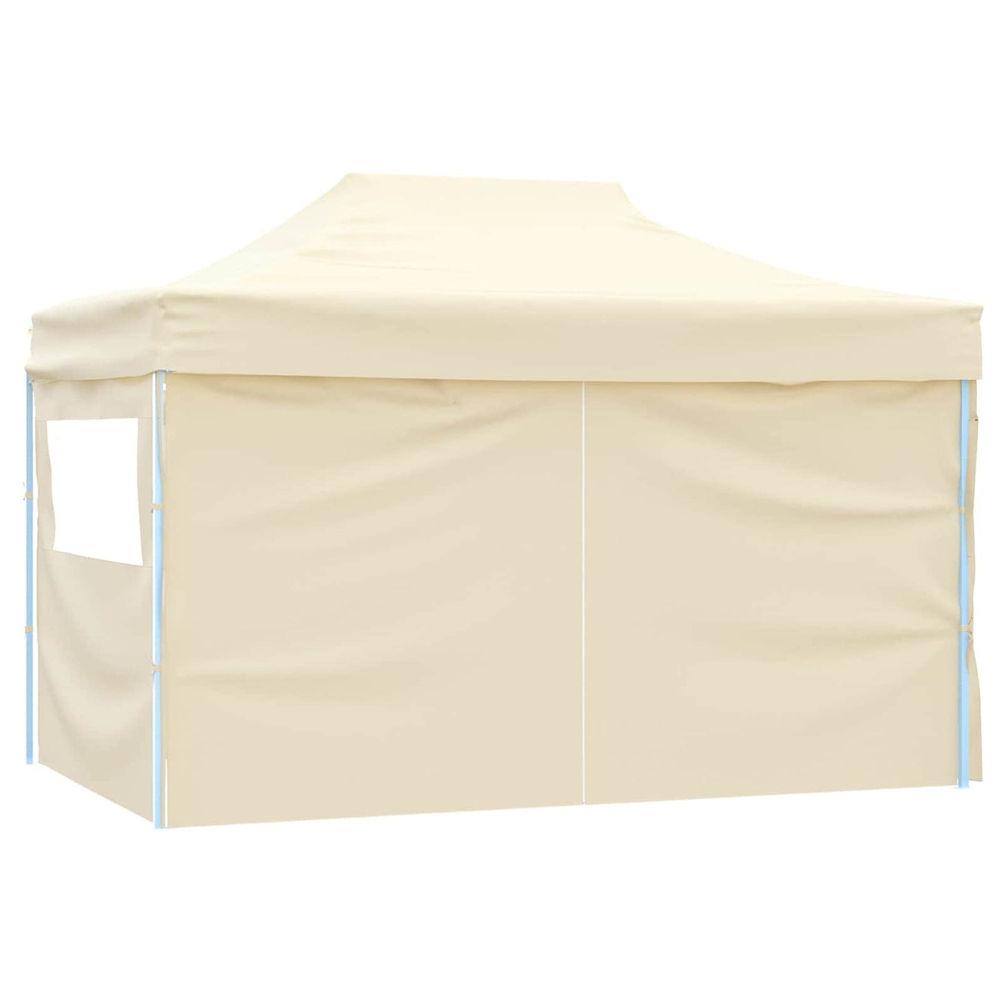 Partyzelt 291 x 431 x 315 cm Creme Oxford-Stoff