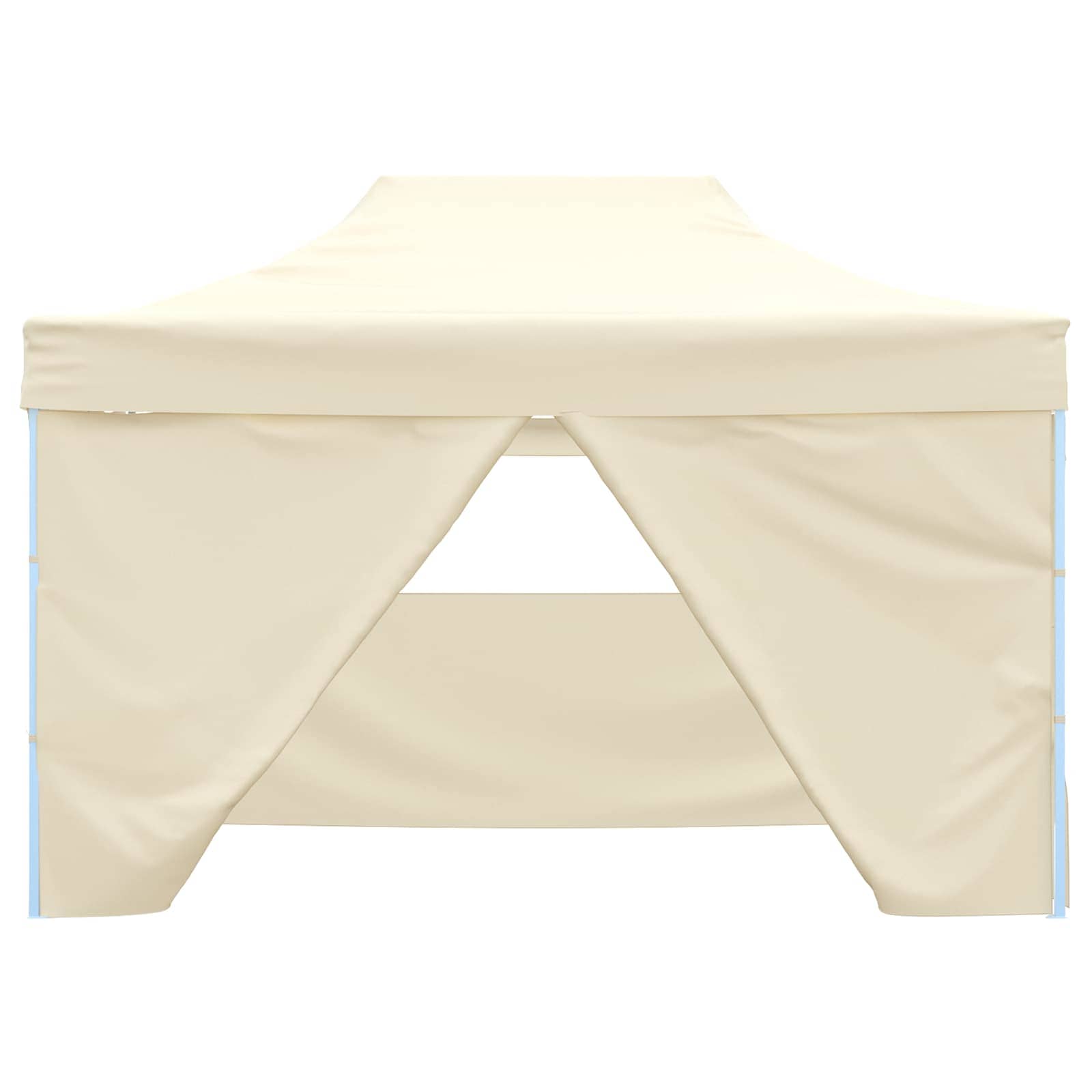 Partyzelt 291 x 431 x 315 cm Creme Oxford-Stoff