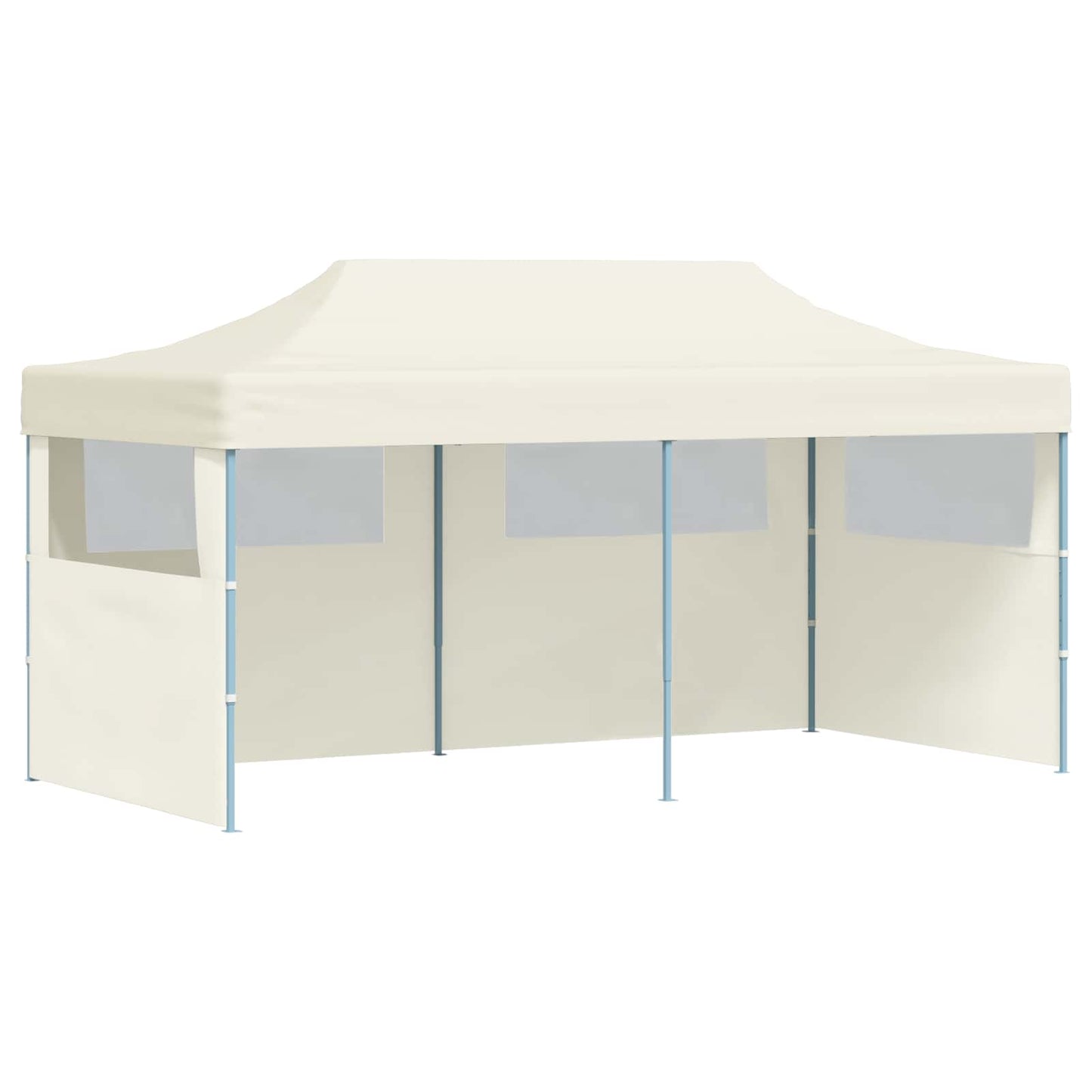 Partyzelt 291 x 580 x 315 cm Creme Oxford-Stoff