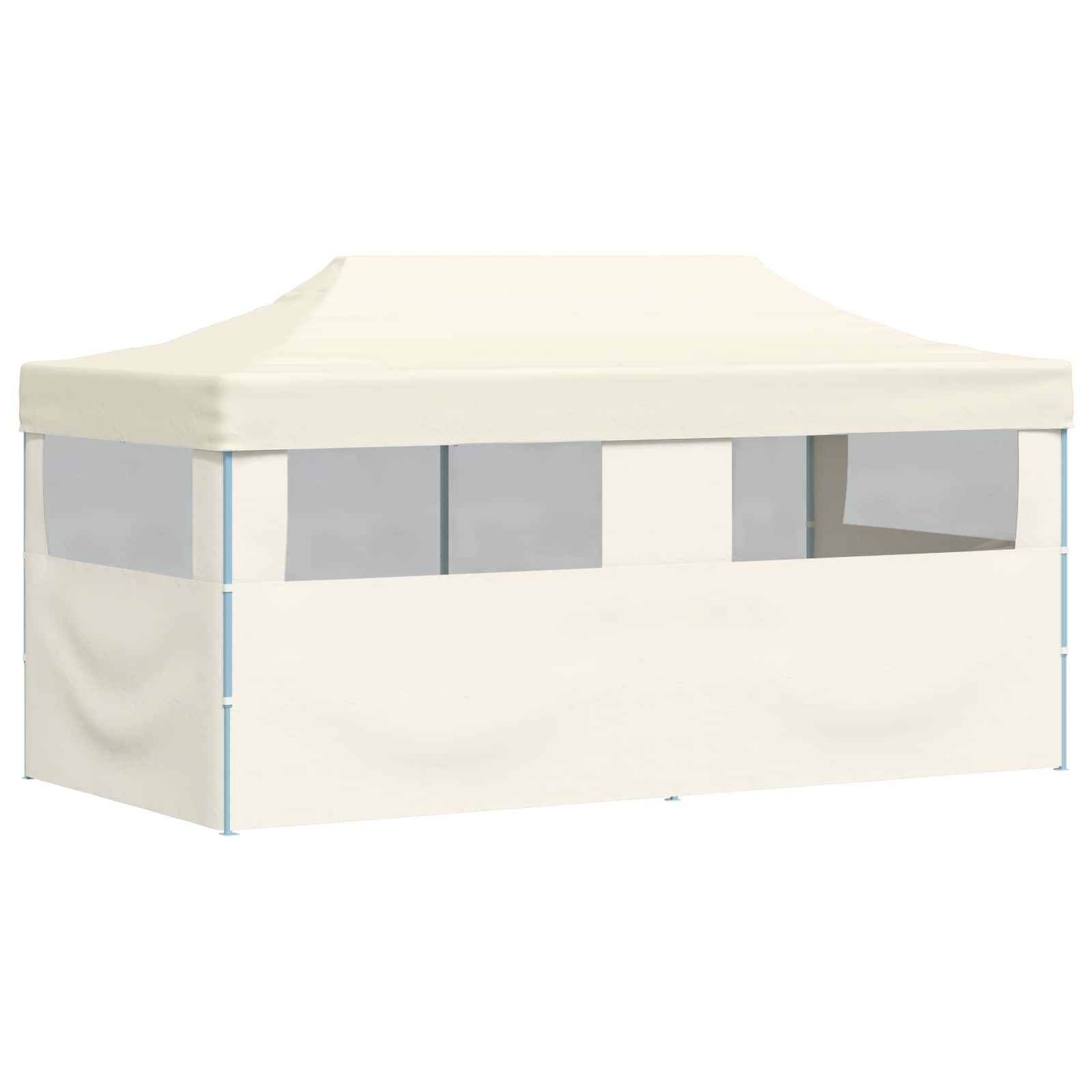 Partyzelt 291 x 580 x 315 cm Creme Oxford-Stoff