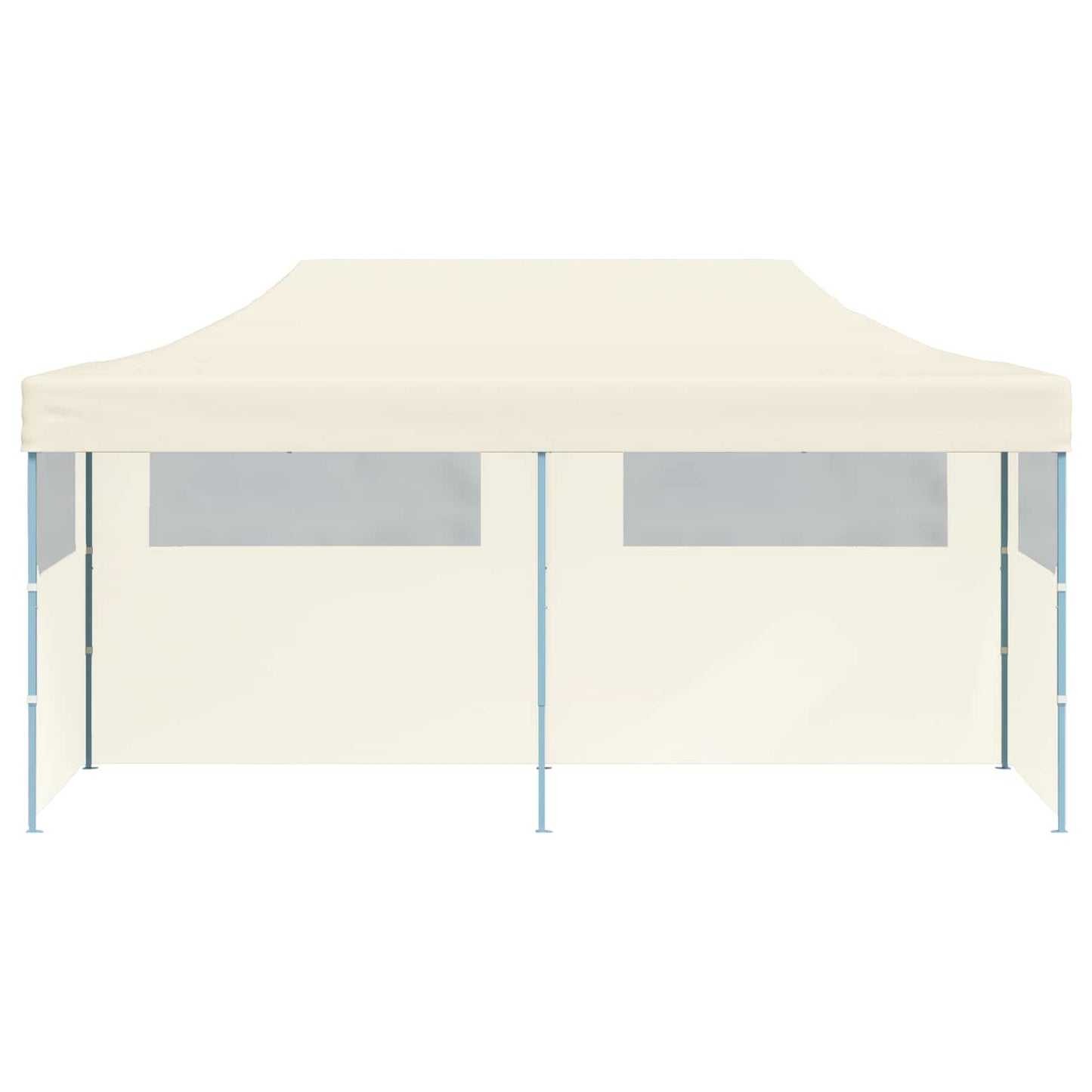 Partyzelt 291 x 580 x 315 cm Creme Oxford-Stoff