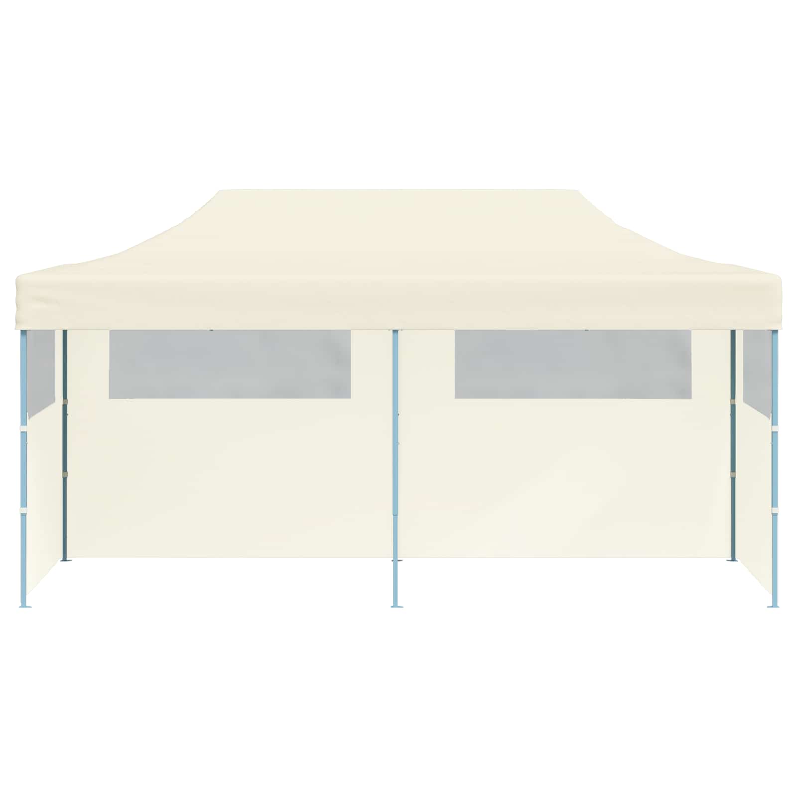 Partyzelt 291 x 580 x 315 cm Creme Oxford-Stoff