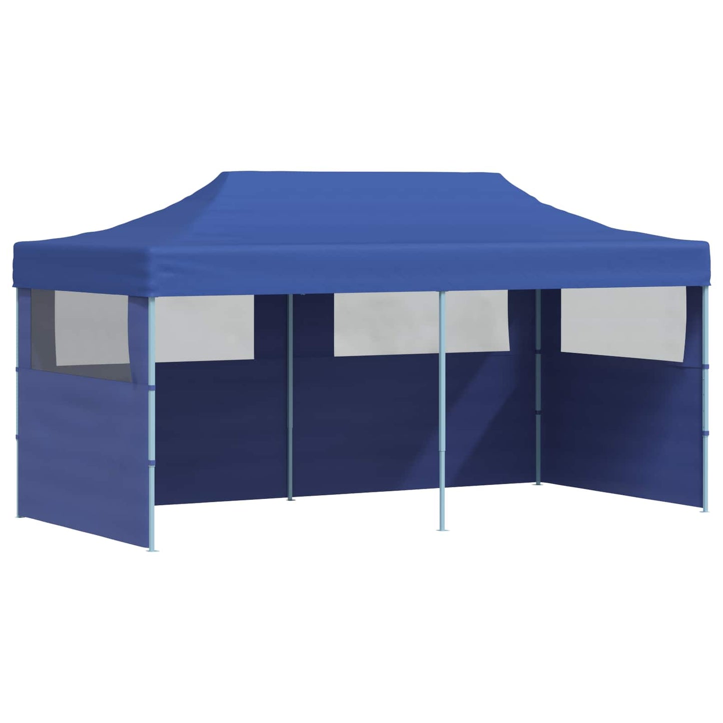 Partyzelt 291 x 580 x 315 cm Blau Oxford-Stoff