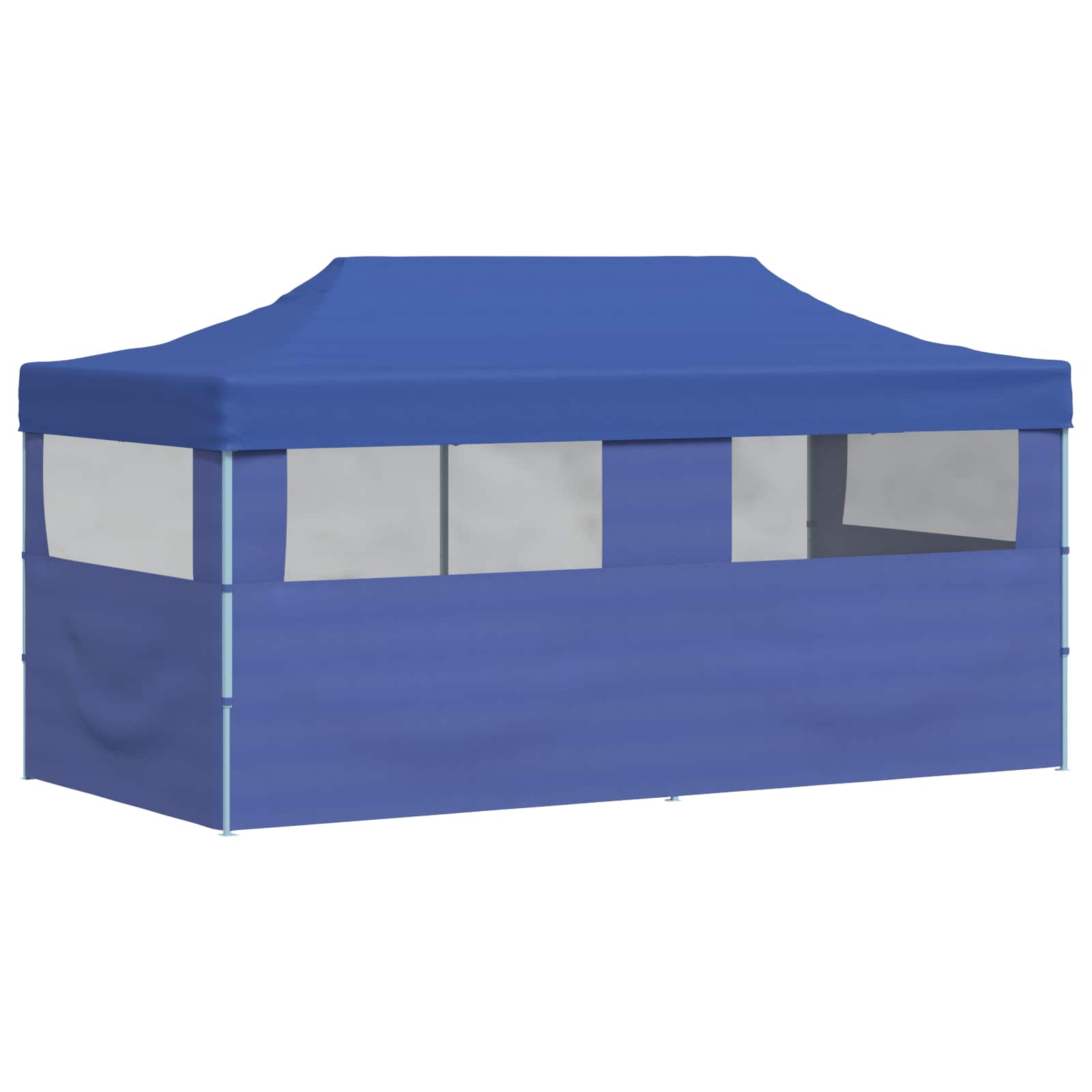 Partyzelt 291 x 580 x 315 cm Blau Oxford-Stoff