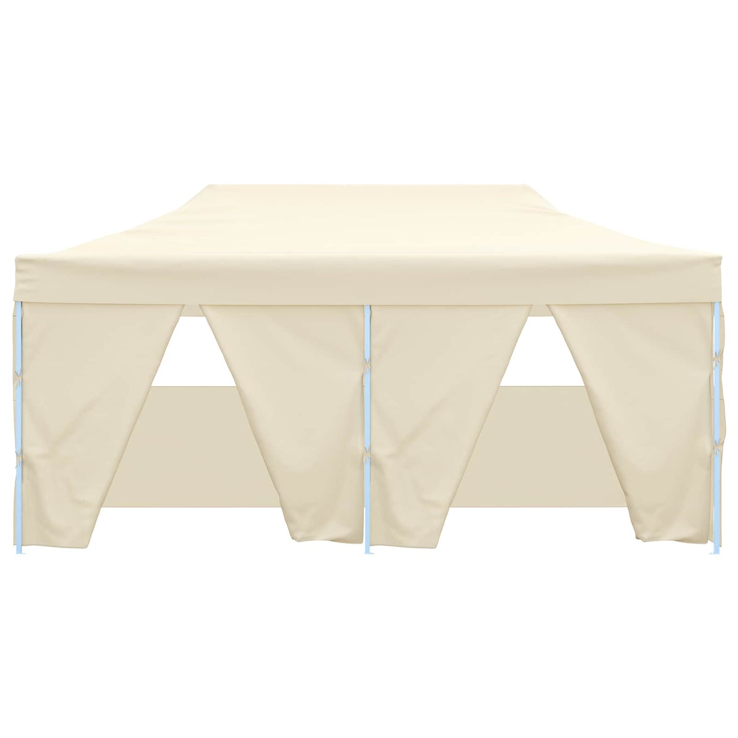 Partyzelt 291 x 580 x 315 cm Creme Oxford-Stoff