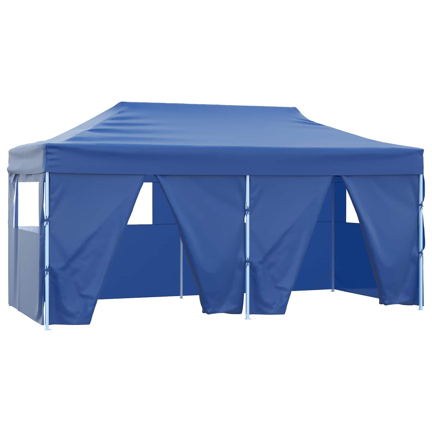 Partyzelt 291 x 580 x 315 cm Blau Oxford-Stoff