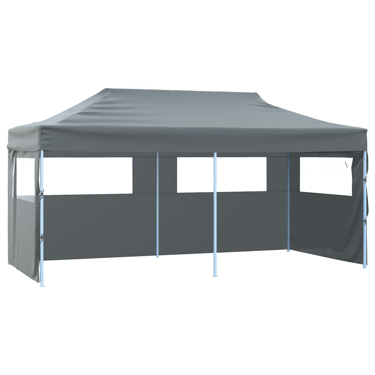 Partyzelt 291 x 580 x 315 cm Anthrazit Oxford-Stoff