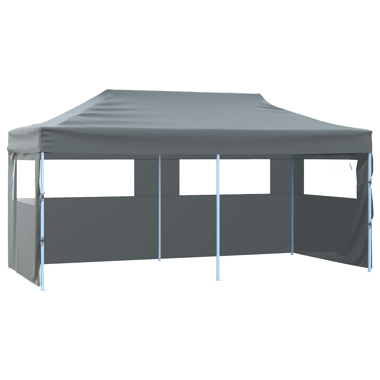 Partyzelt 291 x 580 x 315 cm Anthrazit Oxford-Stoff