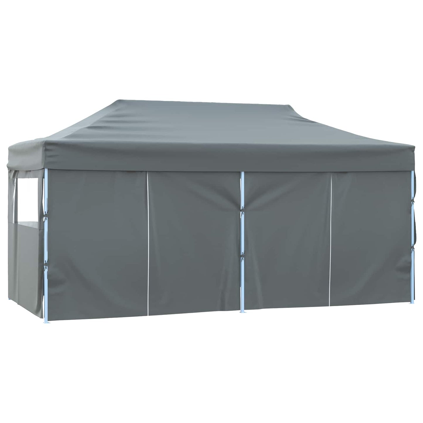 Partyzelt 291 x 580 x 315 cm Anthrazit Oxford-Stoff