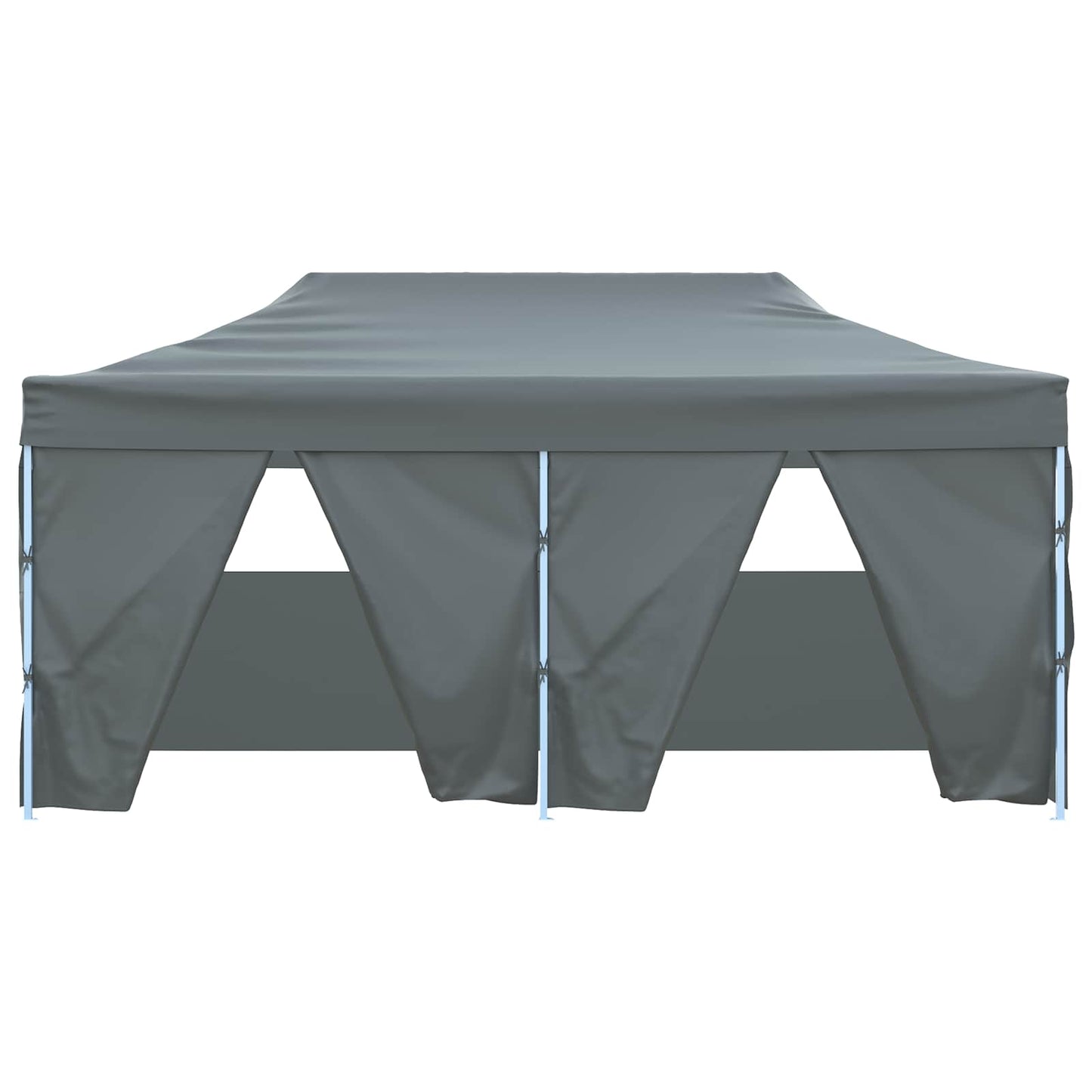 Partyzelt 291 x 580 x 315 cm Anthrazit Oxford-Stoff