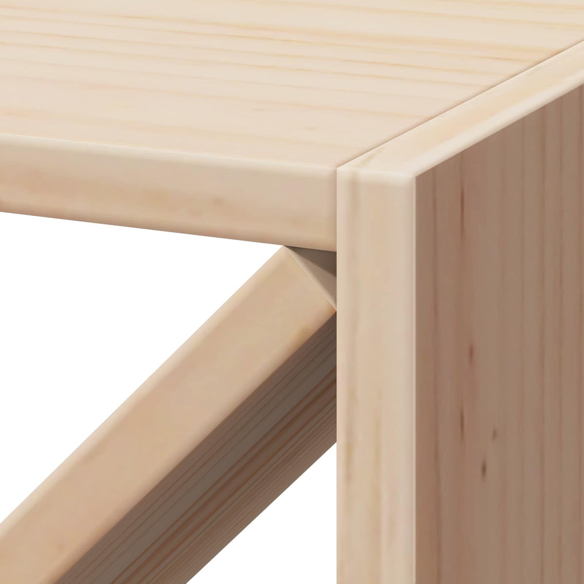 Weinregal 2 Stk. Natur 62 x 25 x 62 cm Massives Kiefernholz