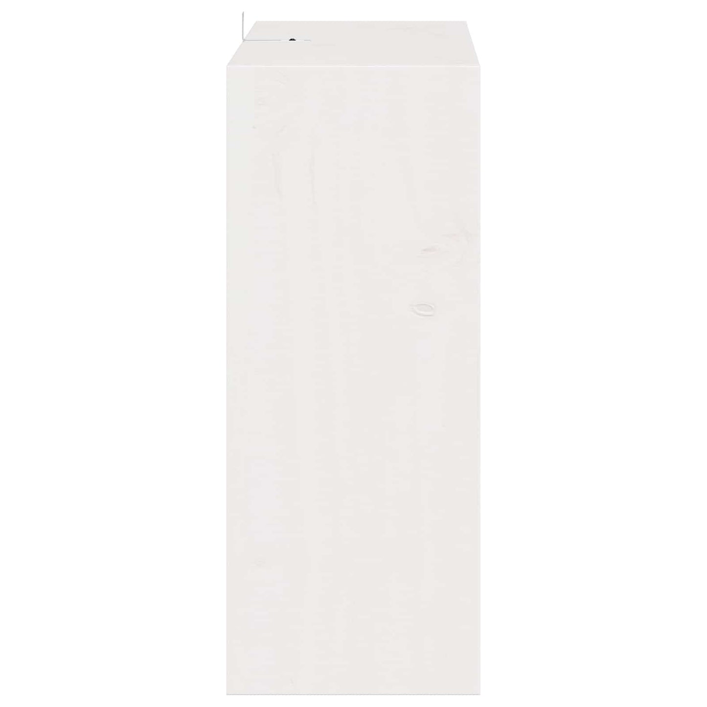 Weinregal 2 Stk. Weiß 62 x 25 x 62 cm Massives Kiefernholz