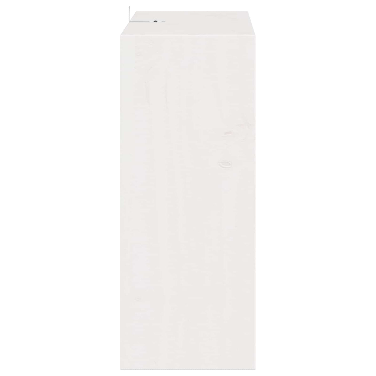 Weinregal 2 Stk. Weiß 62 x 25 x 62 cm Massives Kiefernholz