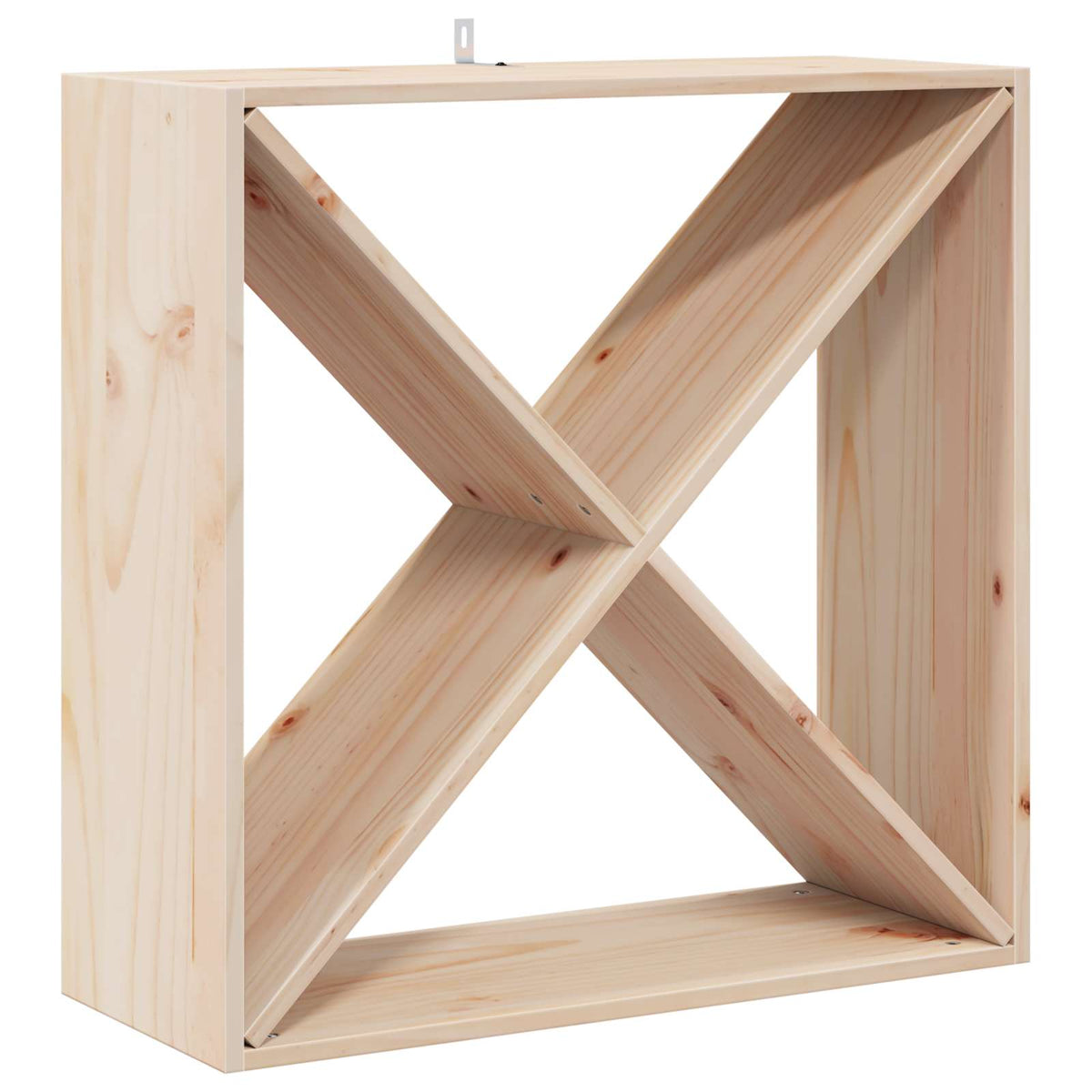 Weinregal 4 Stk. Natur 62 x 25 x 62 cm Massives Kiefernholz