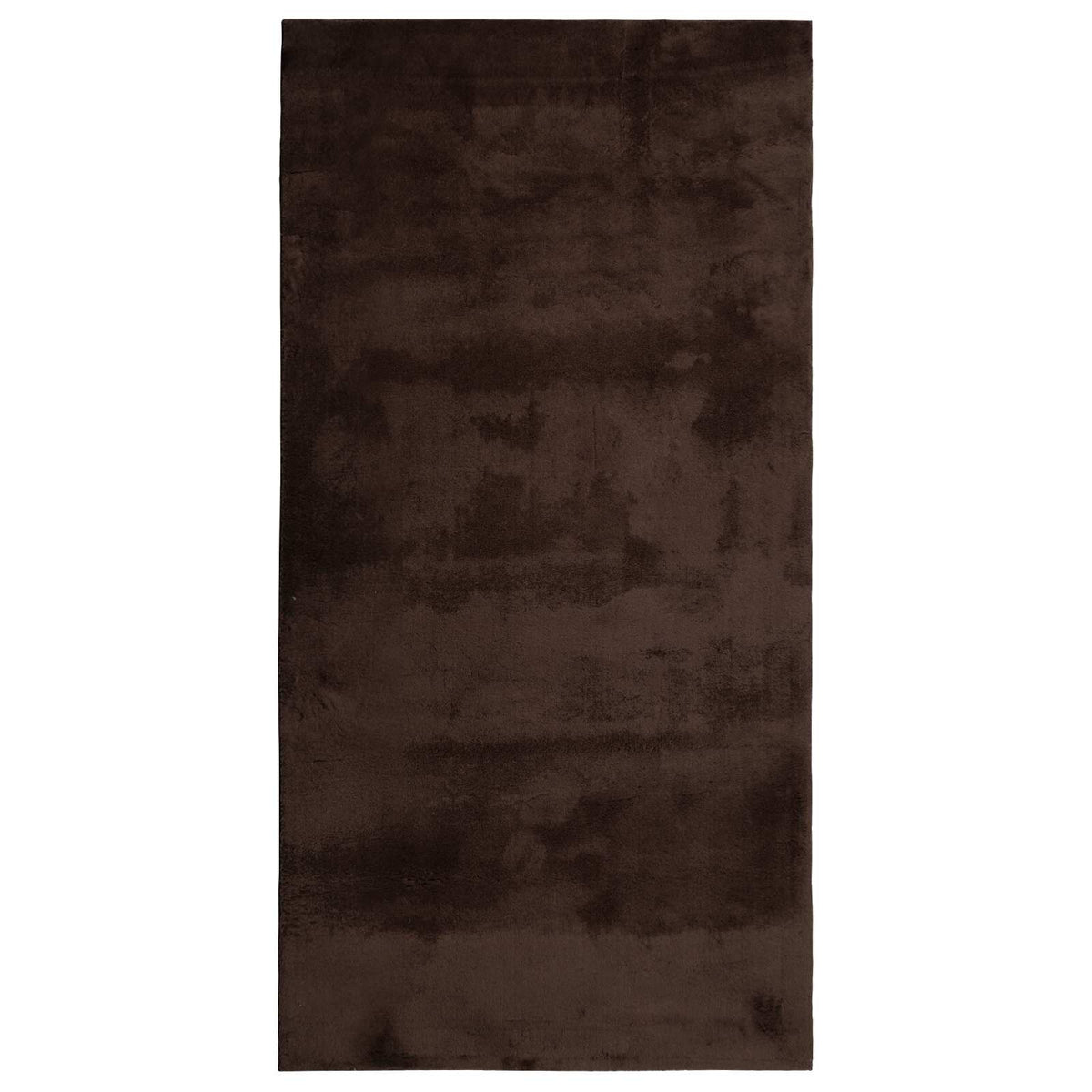 Teppich HUARTE Braun 80 x 150 cm 100% Polyester Flach