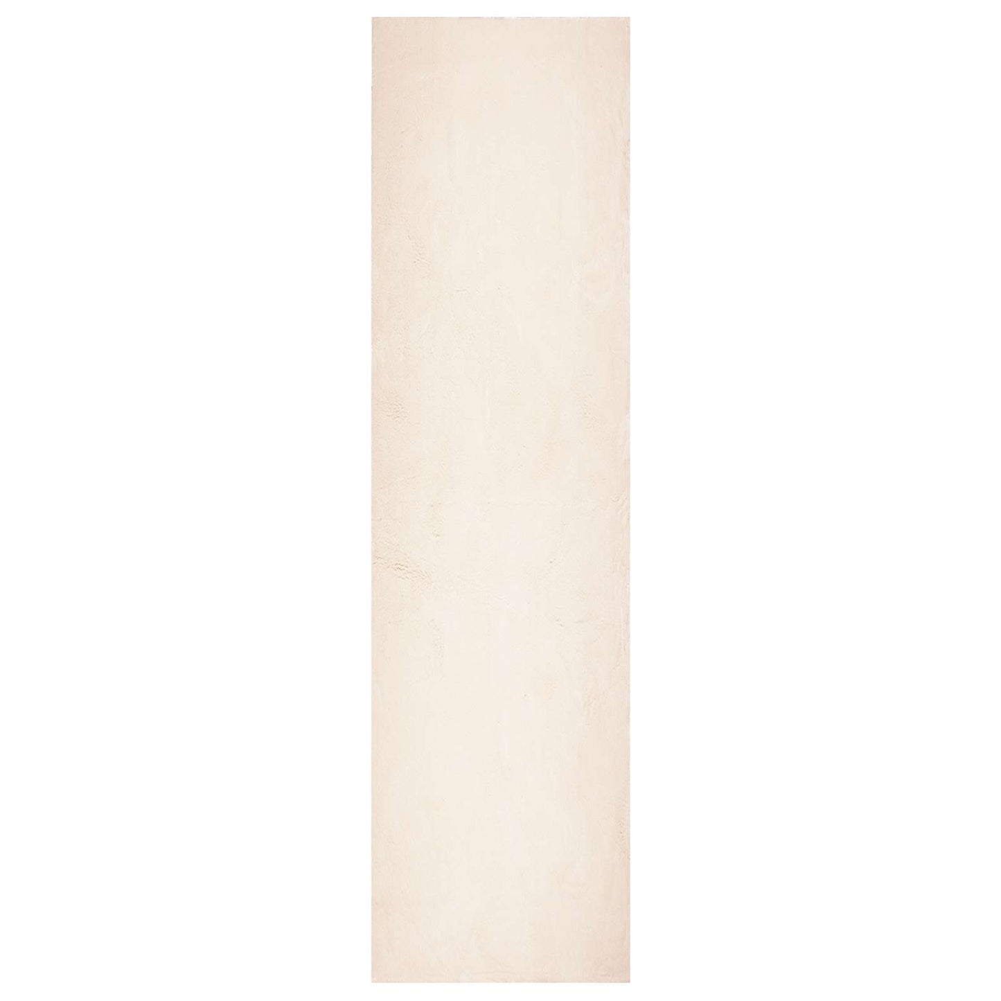 Mittlerer Flor weicher und waschbarer Teppich HUARTE Beige