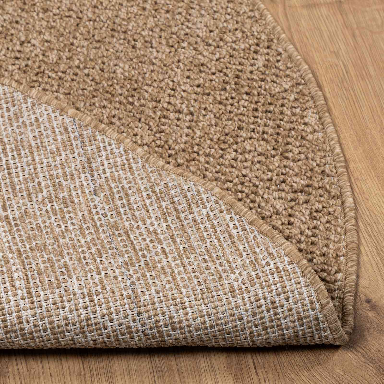 Innen- und Außenteppich AGIRA Natur Ø 200 CM Polyester
