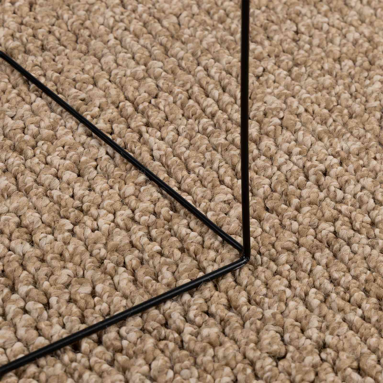 Innen- und Außenteppich AGIRA Natur Ø 200 CM Polyester