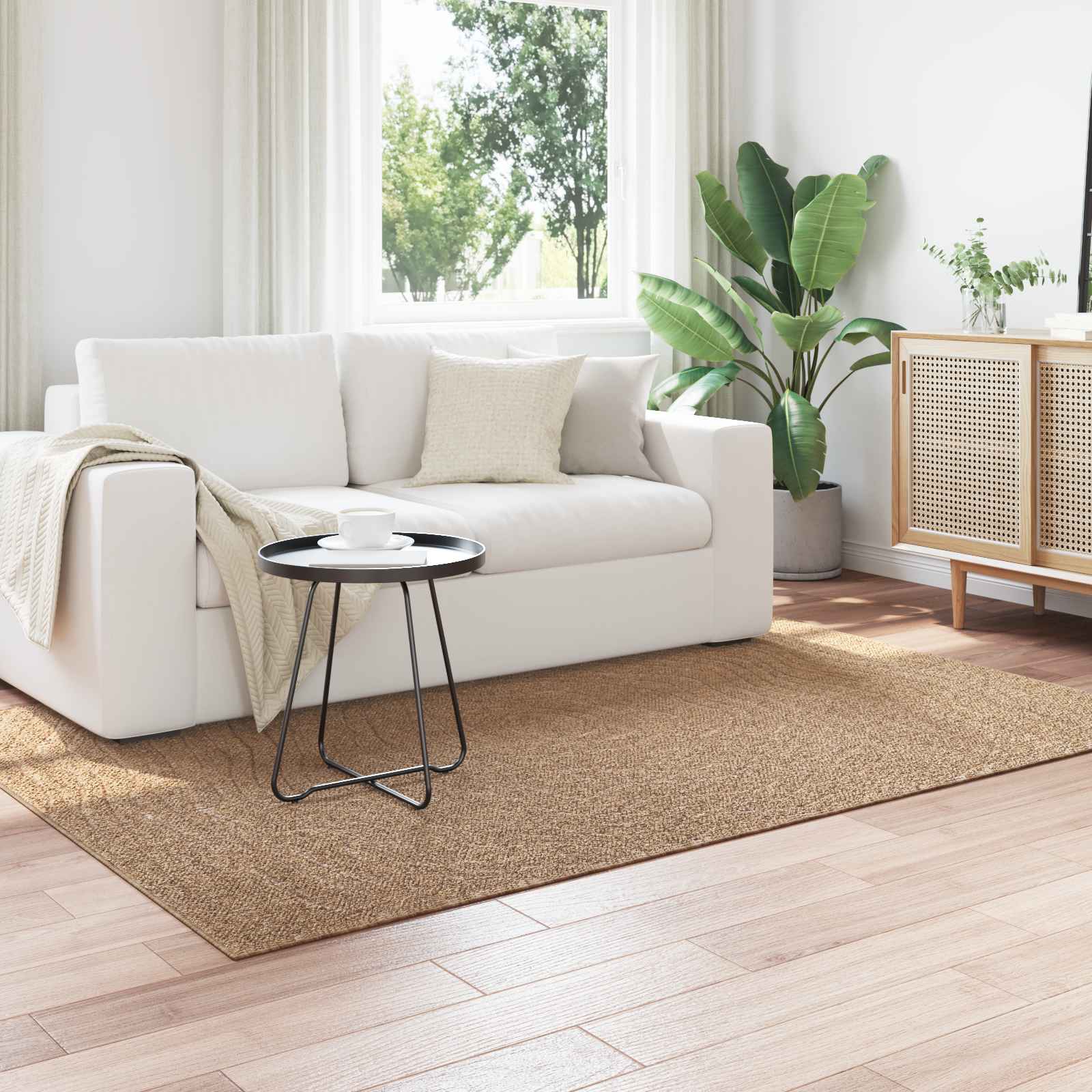 Innen- und Außenteppich AGIRA Natur 230 x 160 cm Polyester