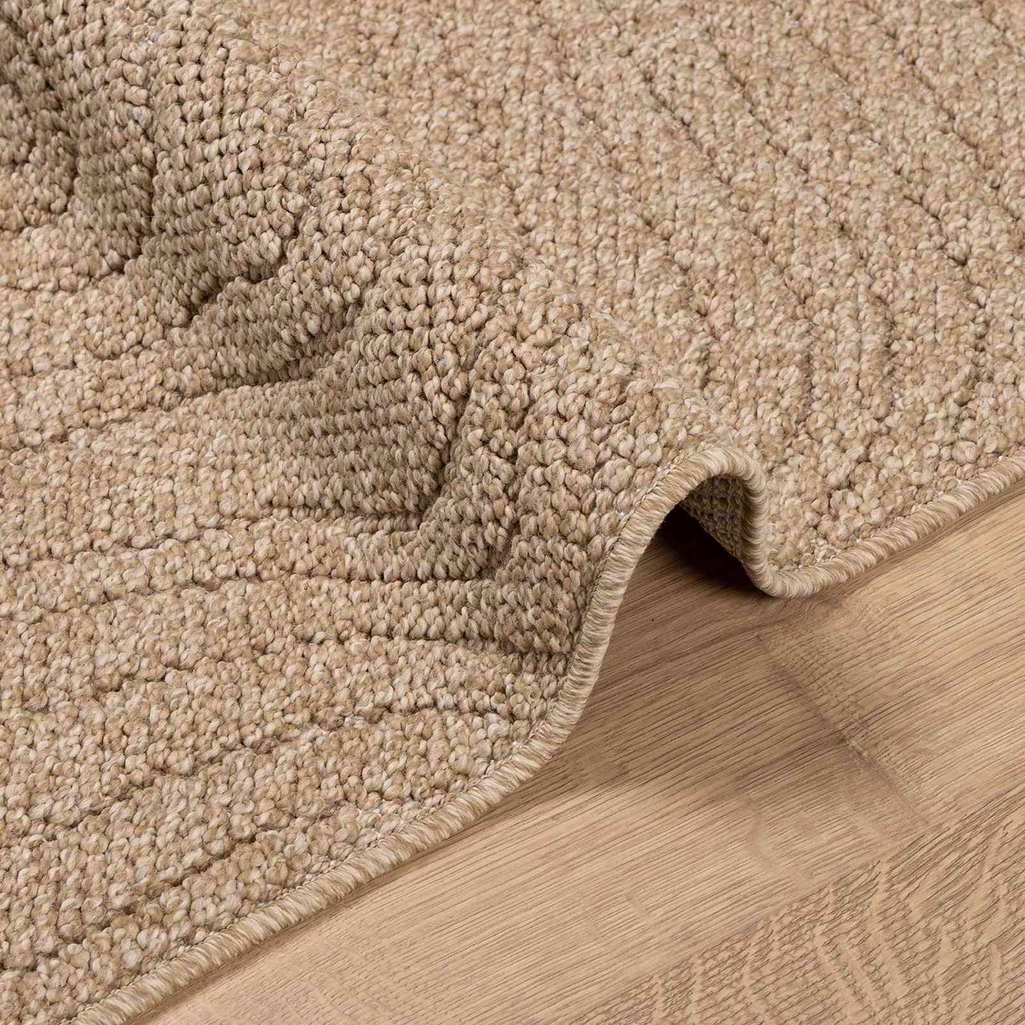 Innen- und Außenteppich AGIRA Natur 240 x 240 cm Polyester