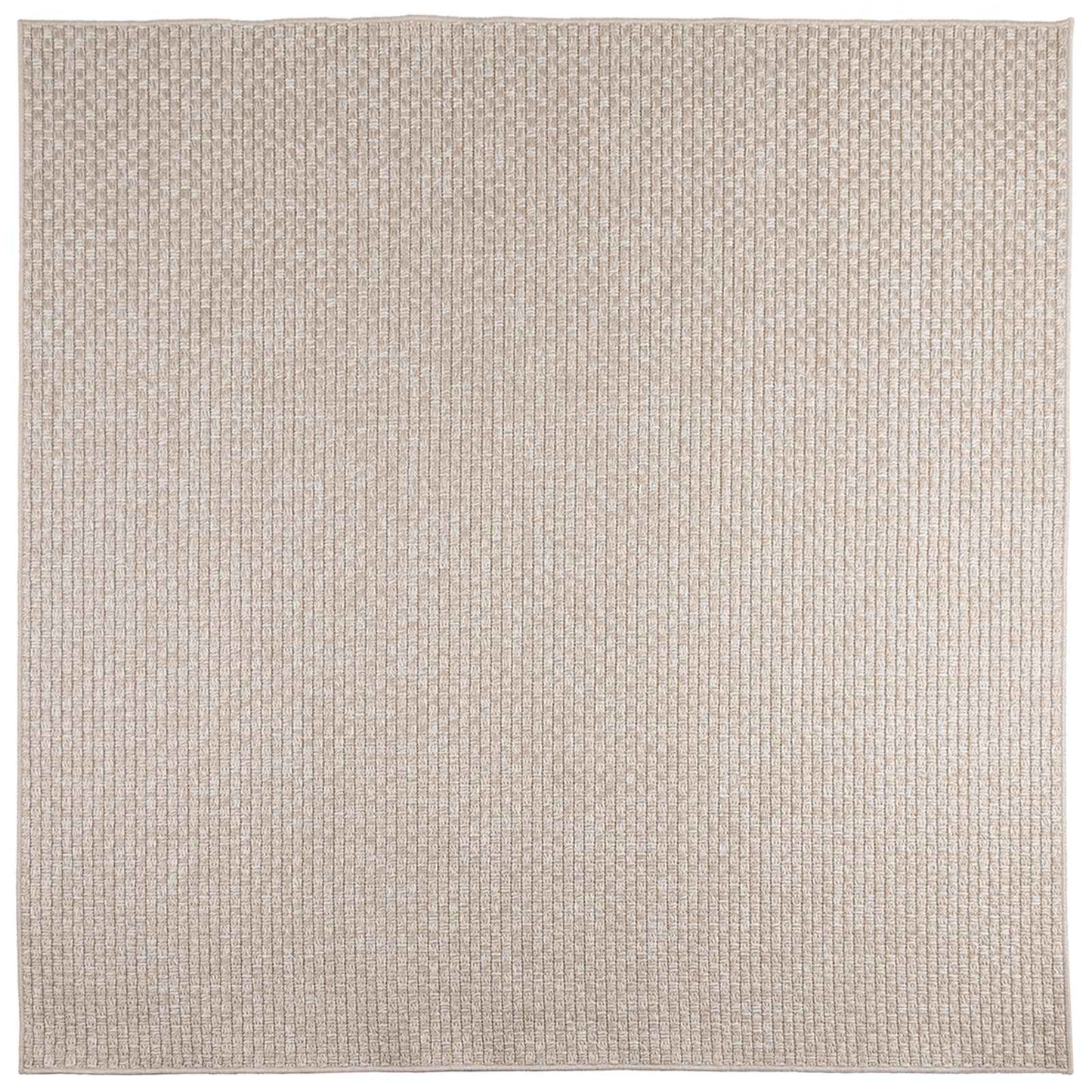 Bereichsteppiche Quadratisch FARO Creme 200 x 200 cm Polyester