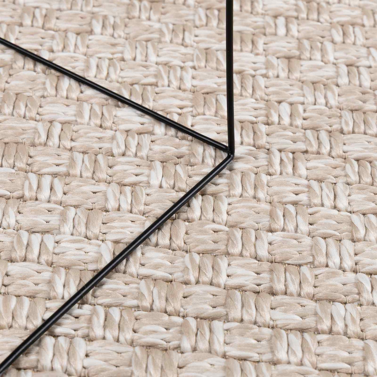 Bereichsteppiche Rund FARO Creme Ø 120 CM Polyester