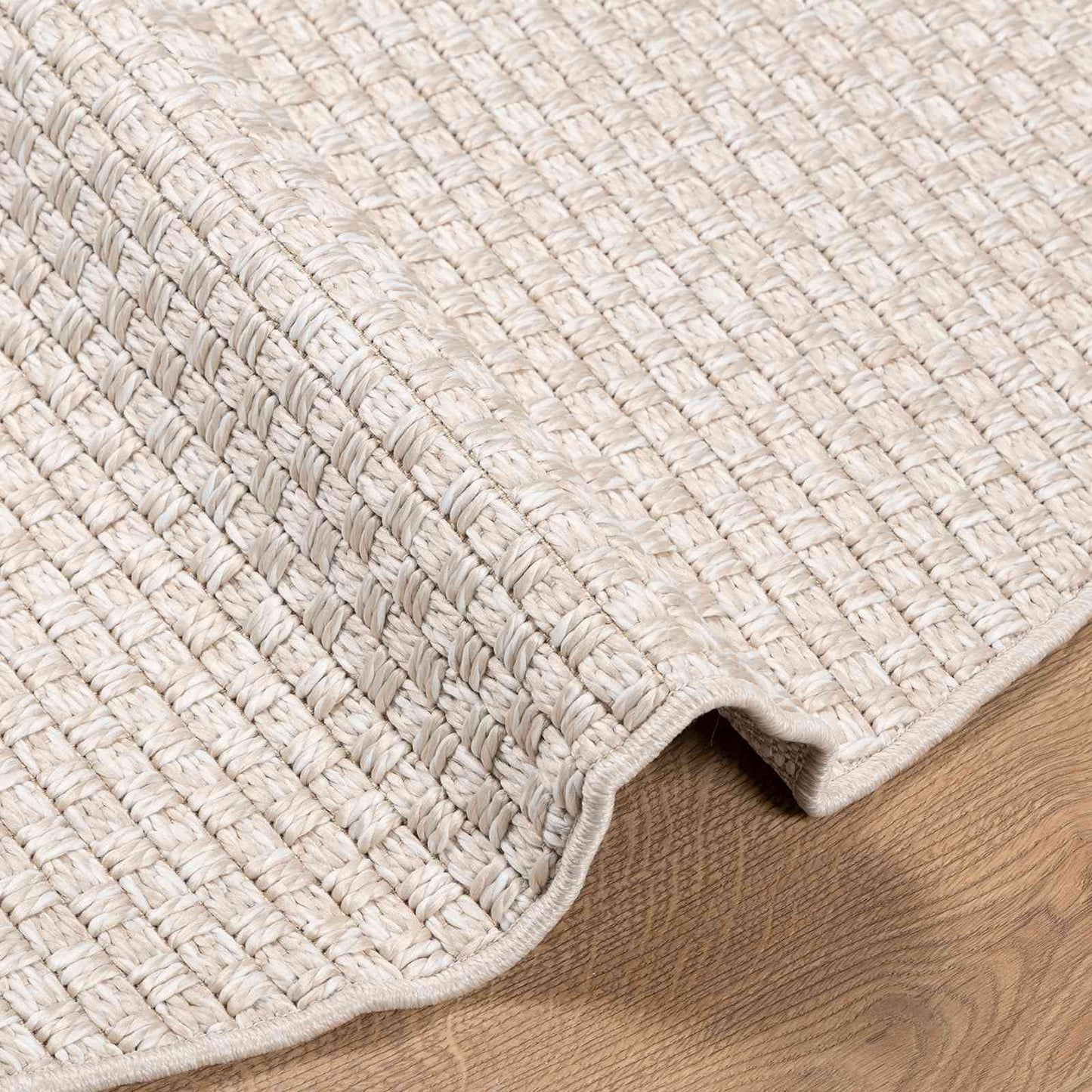 Bereichsteppiche Rund FARO Creme Ø 120 CM Polyester