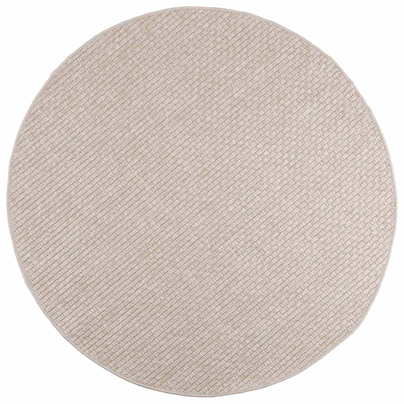Bereichsteppiche Rund FARO Creme Ø 120 CM Polyester