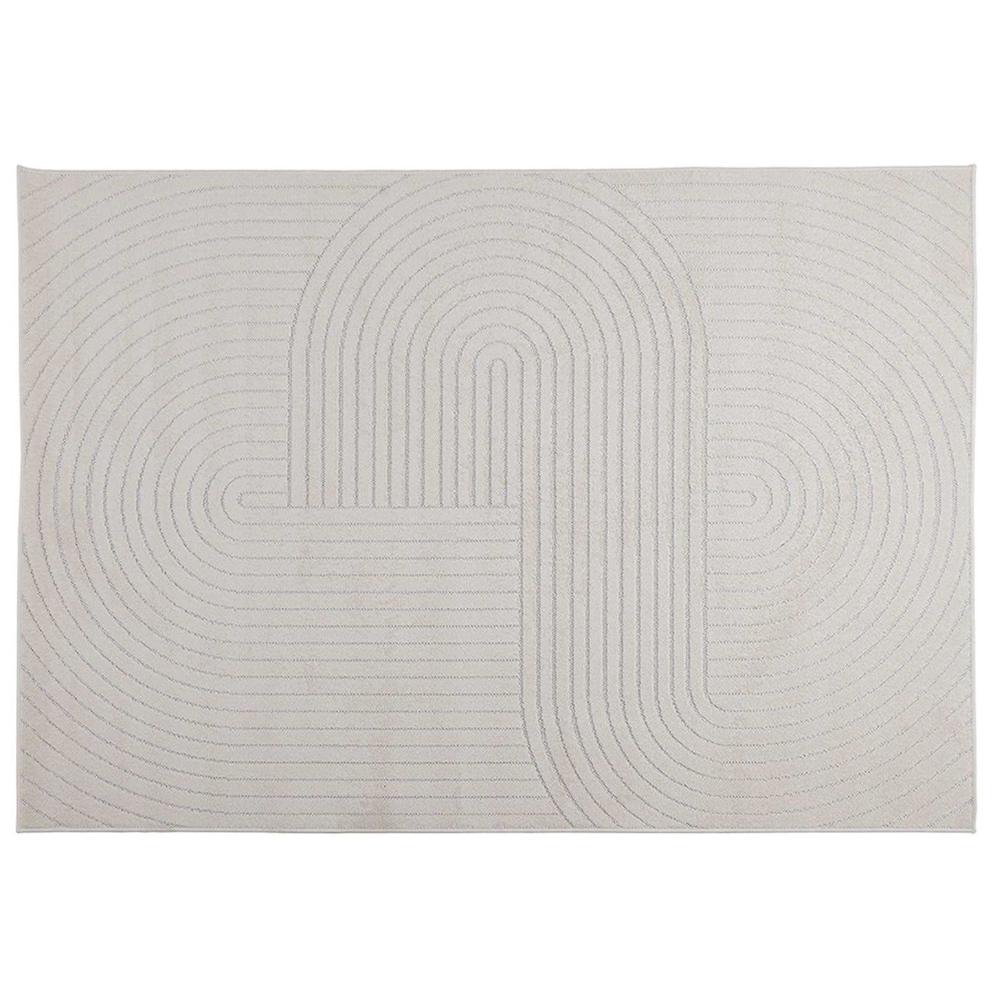 Innen- und Außenteppich PALMERAS Creme 200 x 140 cm Polyester