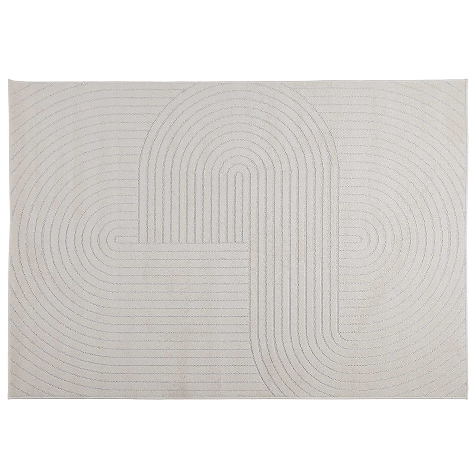 Innen- und Außenteppich PALMERAS Creme 200 x 140 cm Polyester