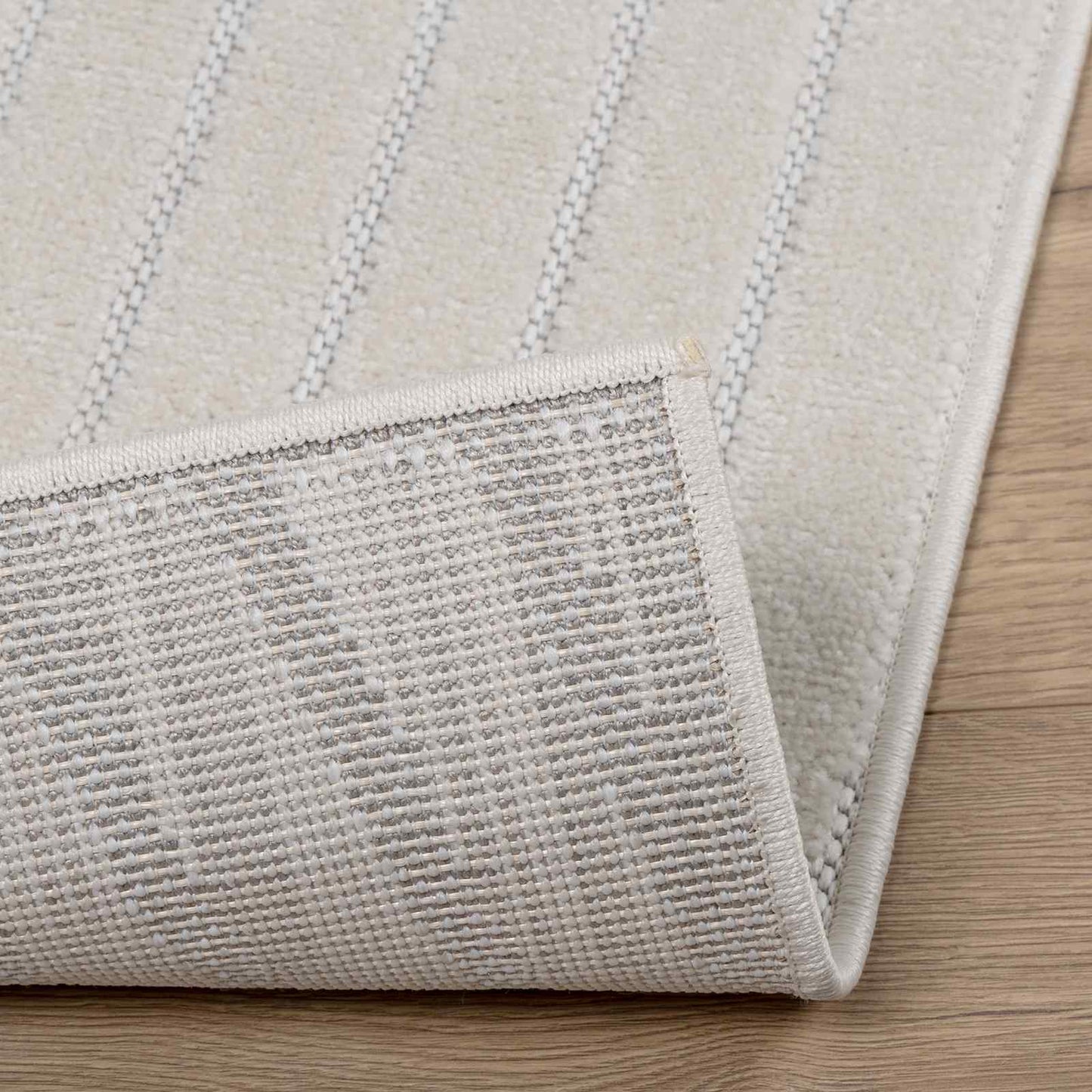 Innen- und Außenteppich PALMERAS Creme 280 x 200 cm Polyester