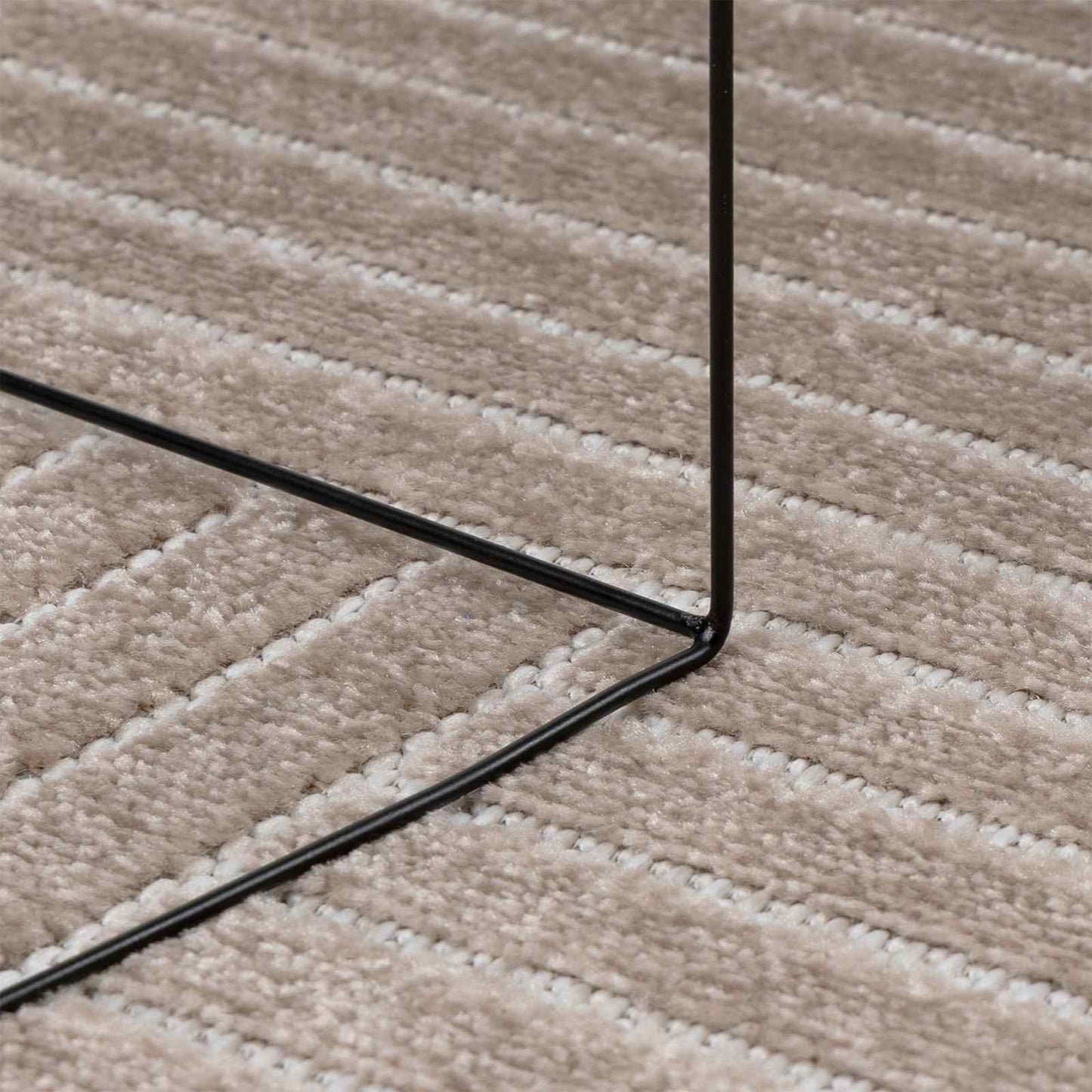 Innen- und Außenteppich PALMERAS Beige 200 x 140 cm Polyester