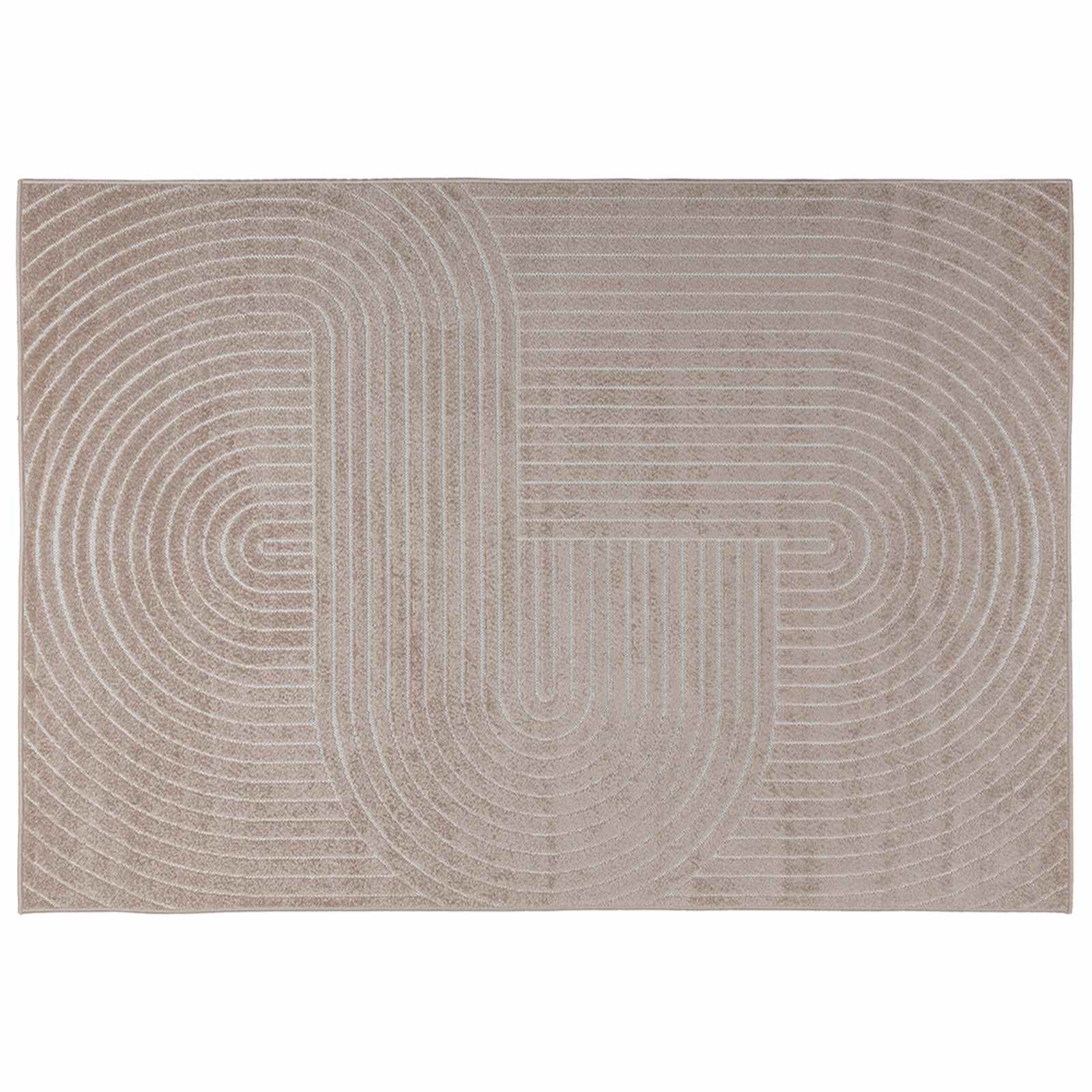 Innen- und Außenteppich PALMERAS Beige 200 x 140 cm Polyester