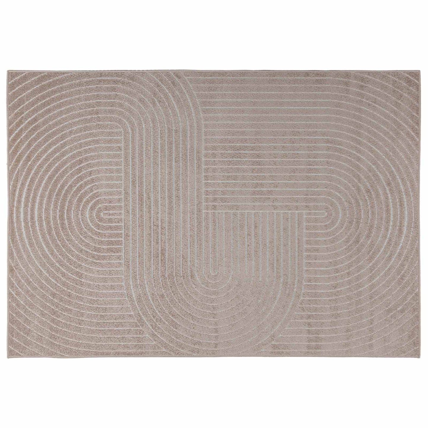 Innen- und Außenteppich PALMERAS Beige 280 x 200 cm Polyester