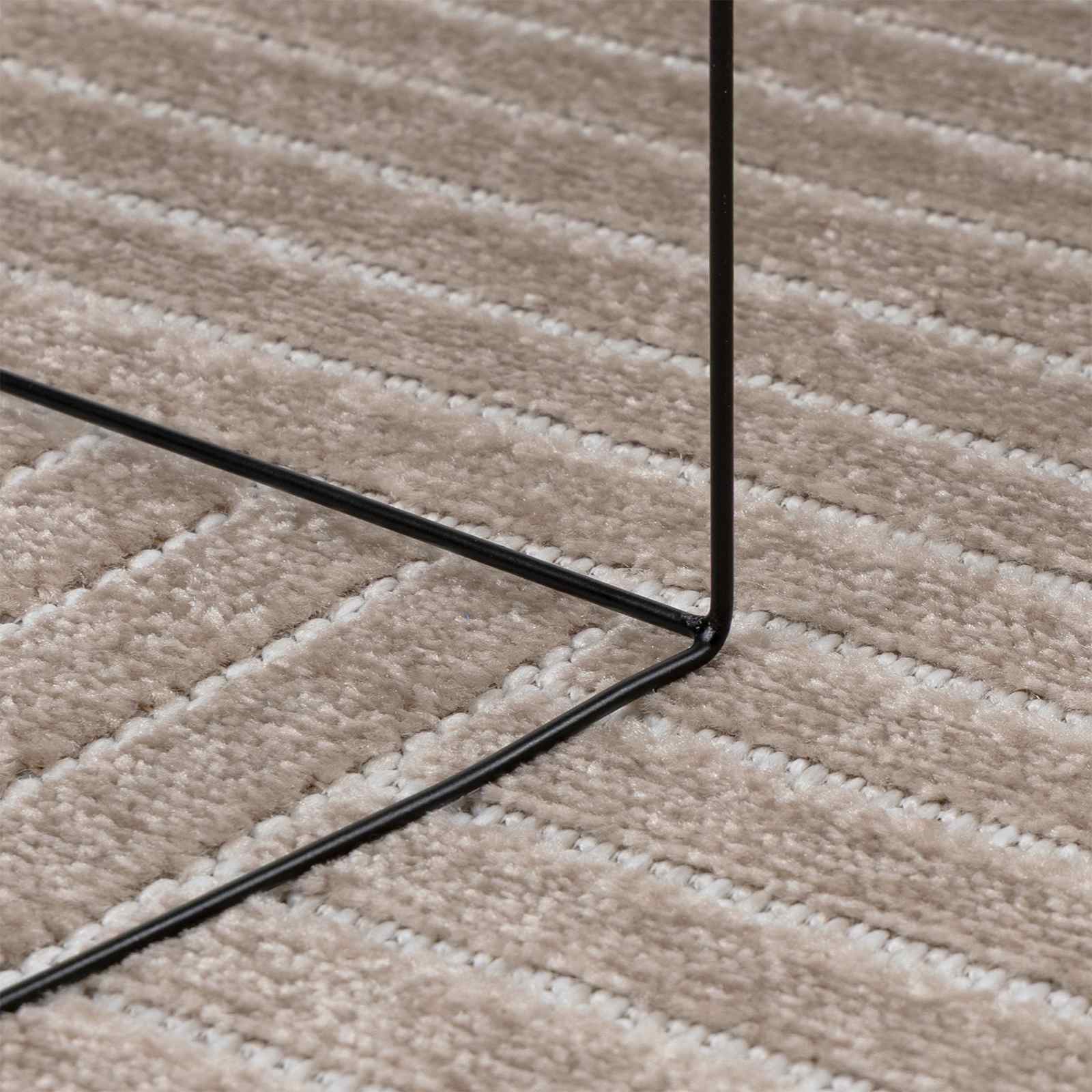 Innen- und Außenteppich PALMERAS Beige 200 x 200 cm Polyester