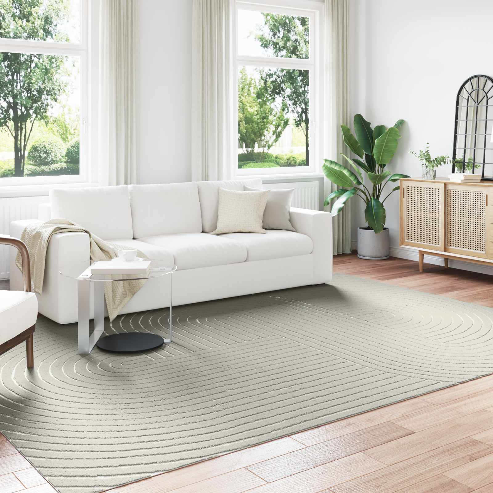 Innen- und Außenteppich PALMERAS Grün 200 x 280 cm Polyester