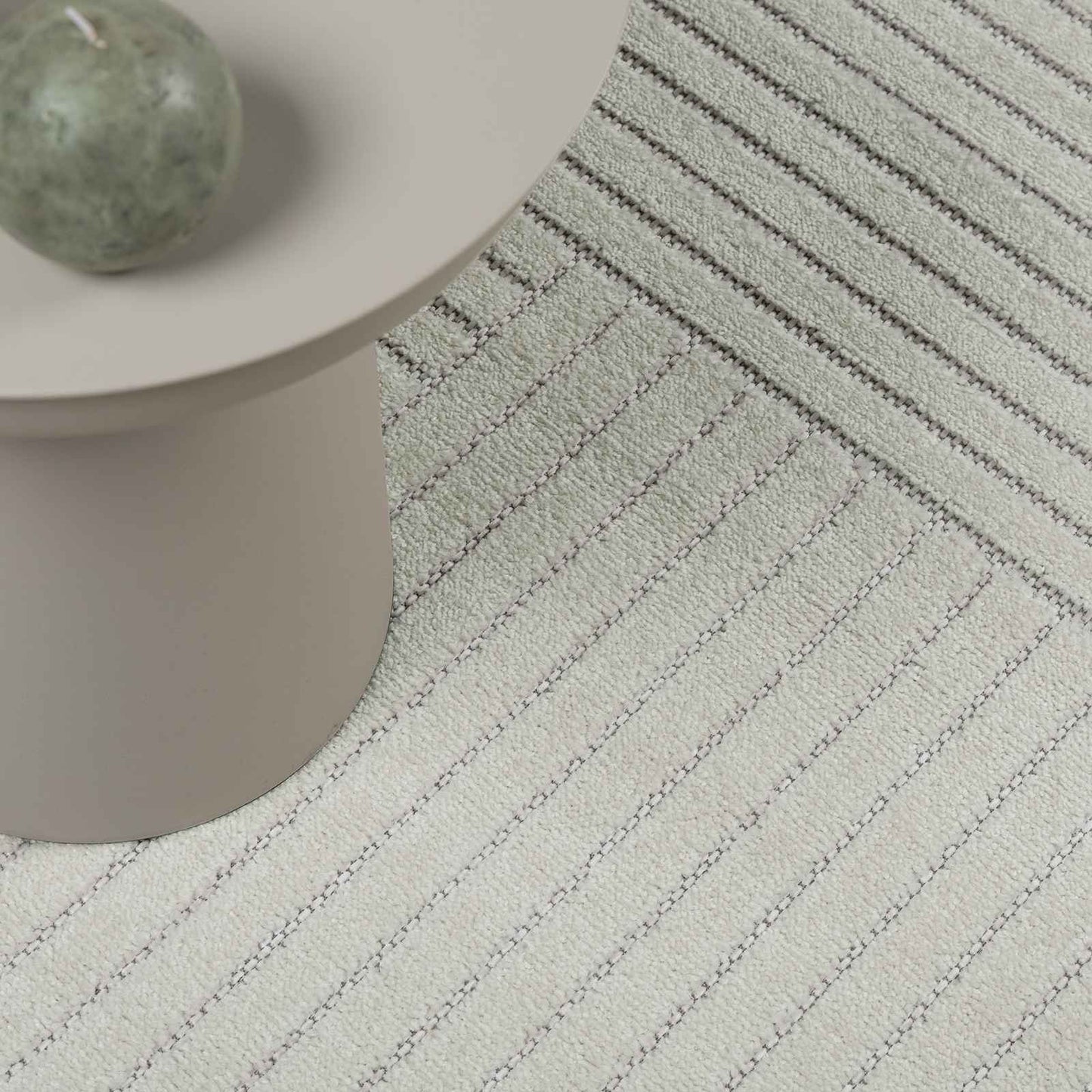 Innen- und Außenteppich PALMERAS Grün Ø 160 CM Polyester