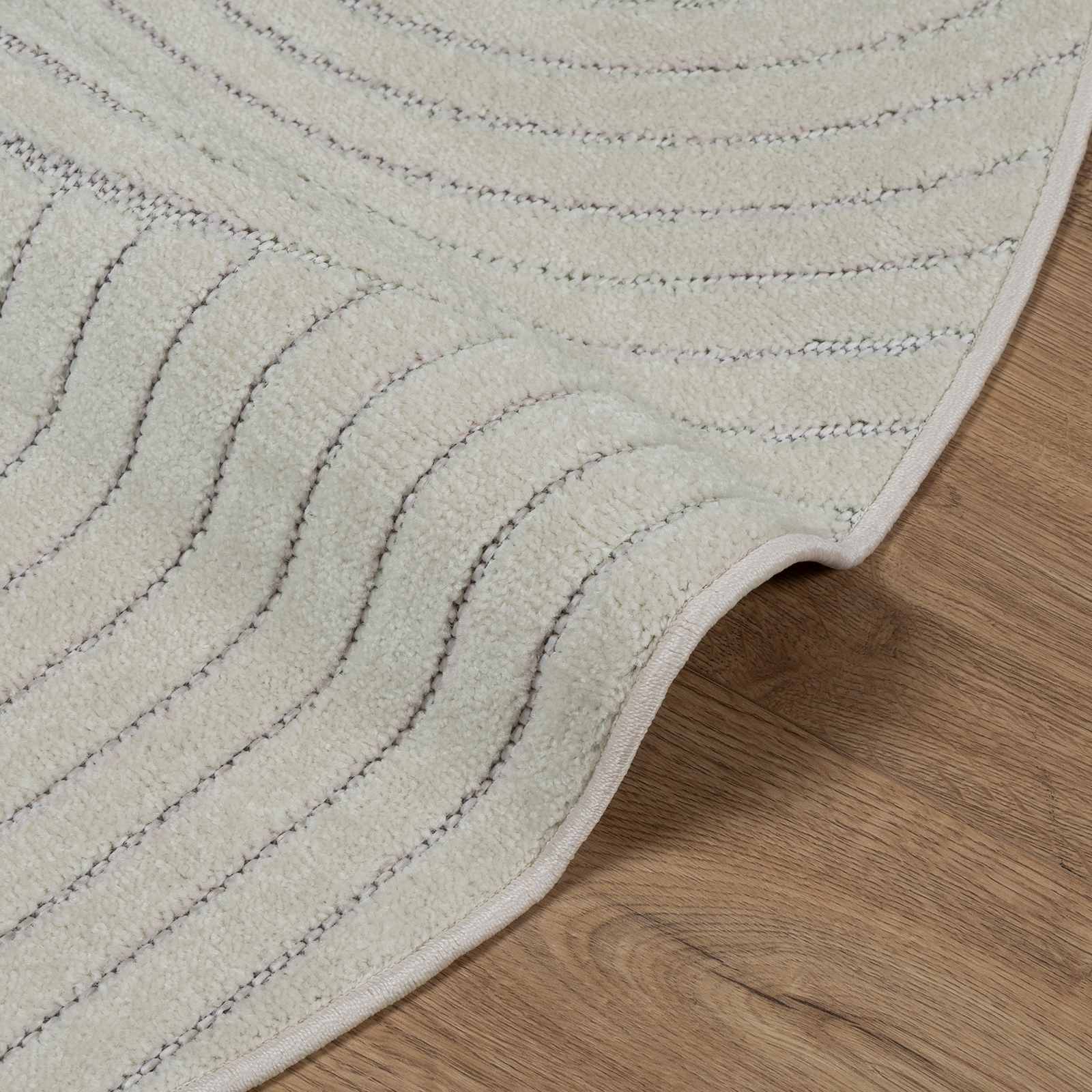 Innen- und Außenteppich PALMERAS Grün Ø 160 CM Polyester