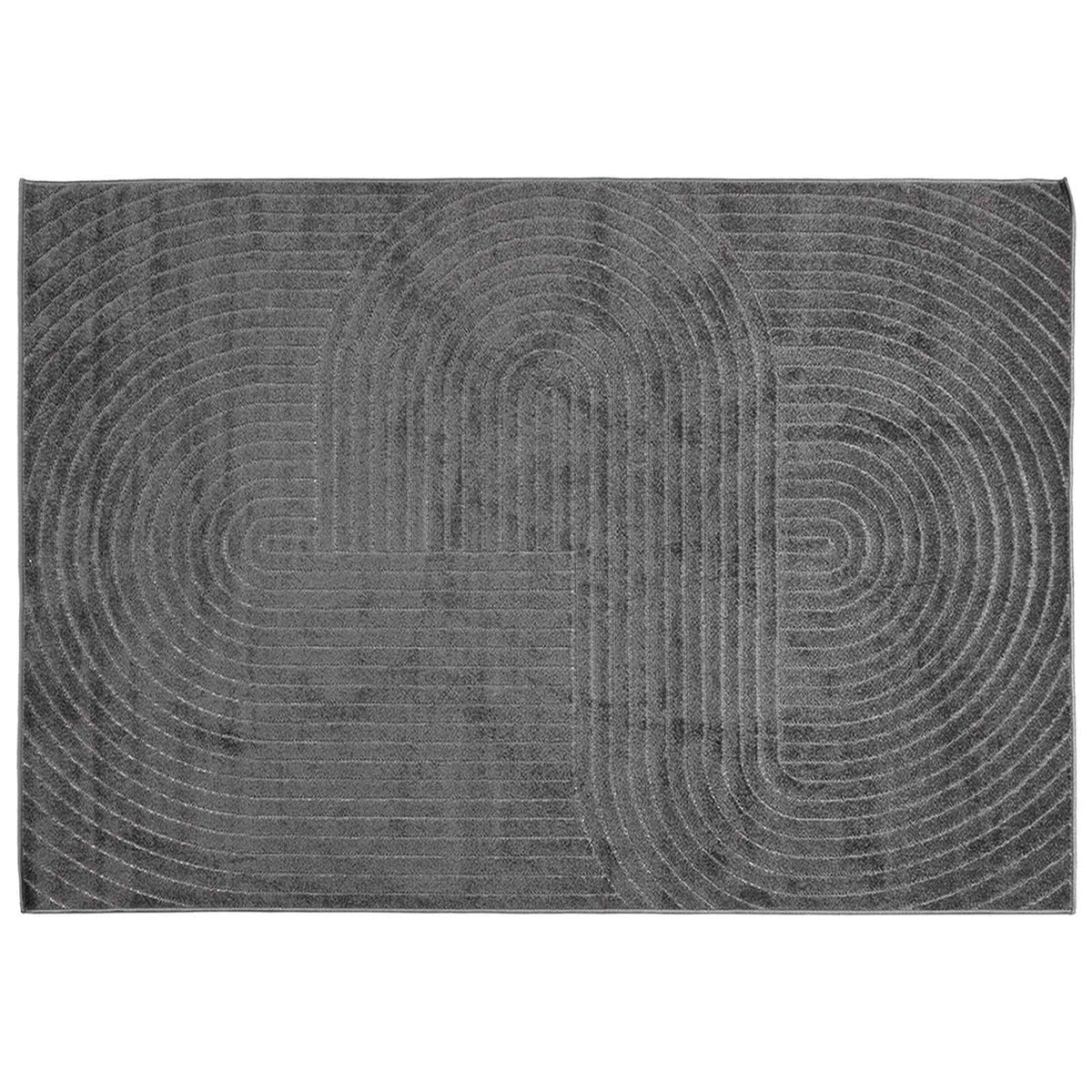 Innen- und Außenteppich PALMERAS Anthrazit 140 x 200 cm