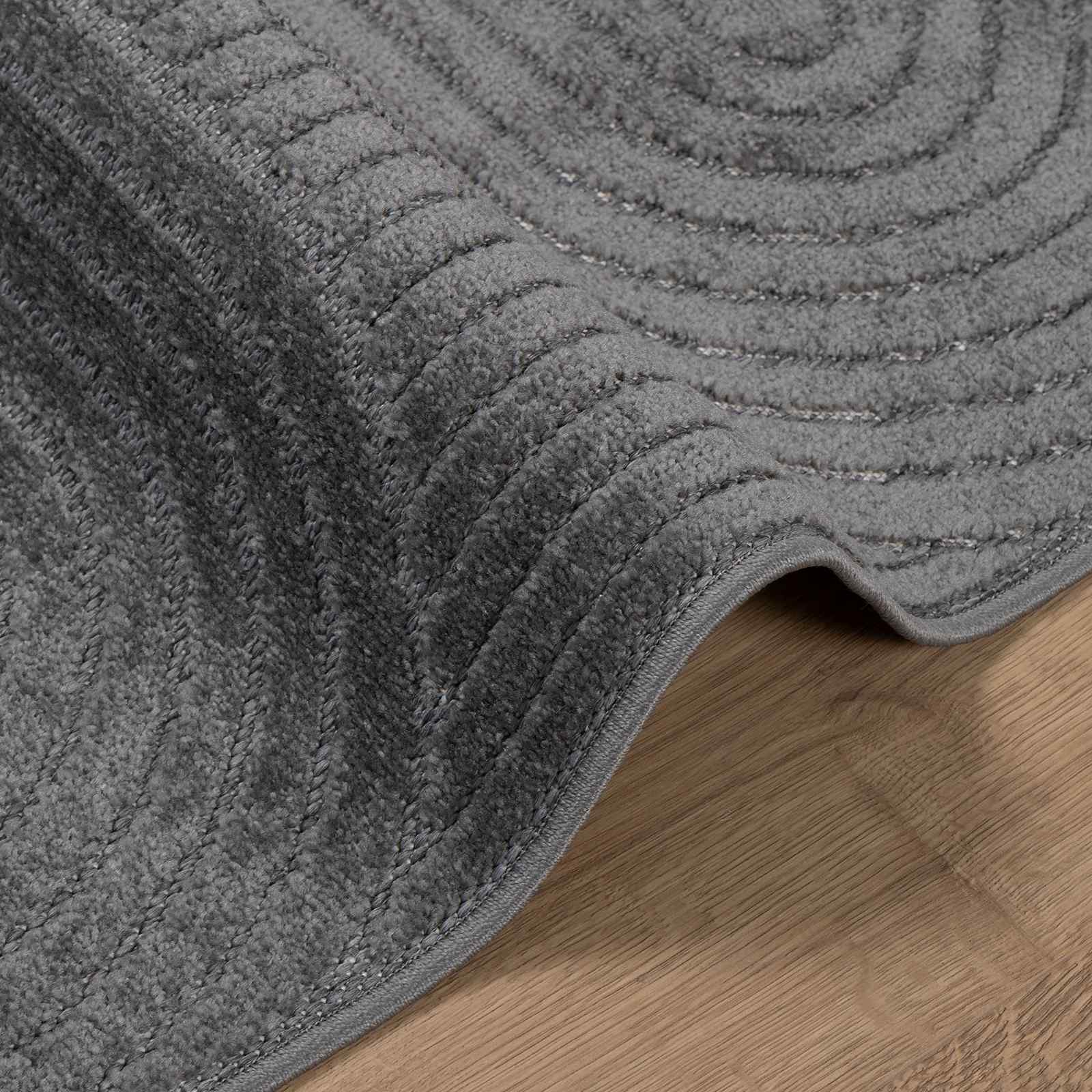 Innen- und Außenteppich PALMERAS Anthrazit 280 x 200 cm