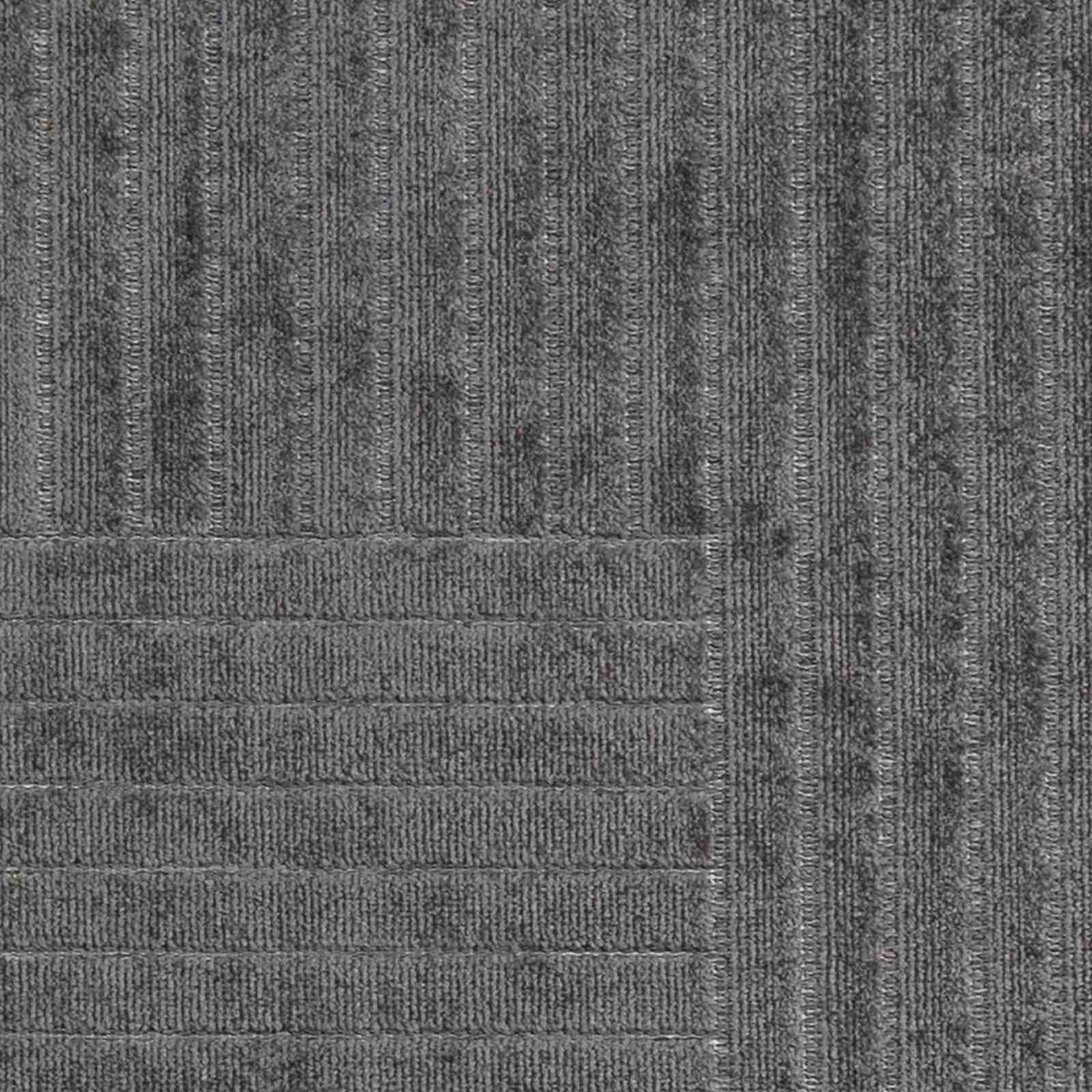 Innen- und Außenteppich PALMERAS Anthrazit Ø 200 CM Polyester
