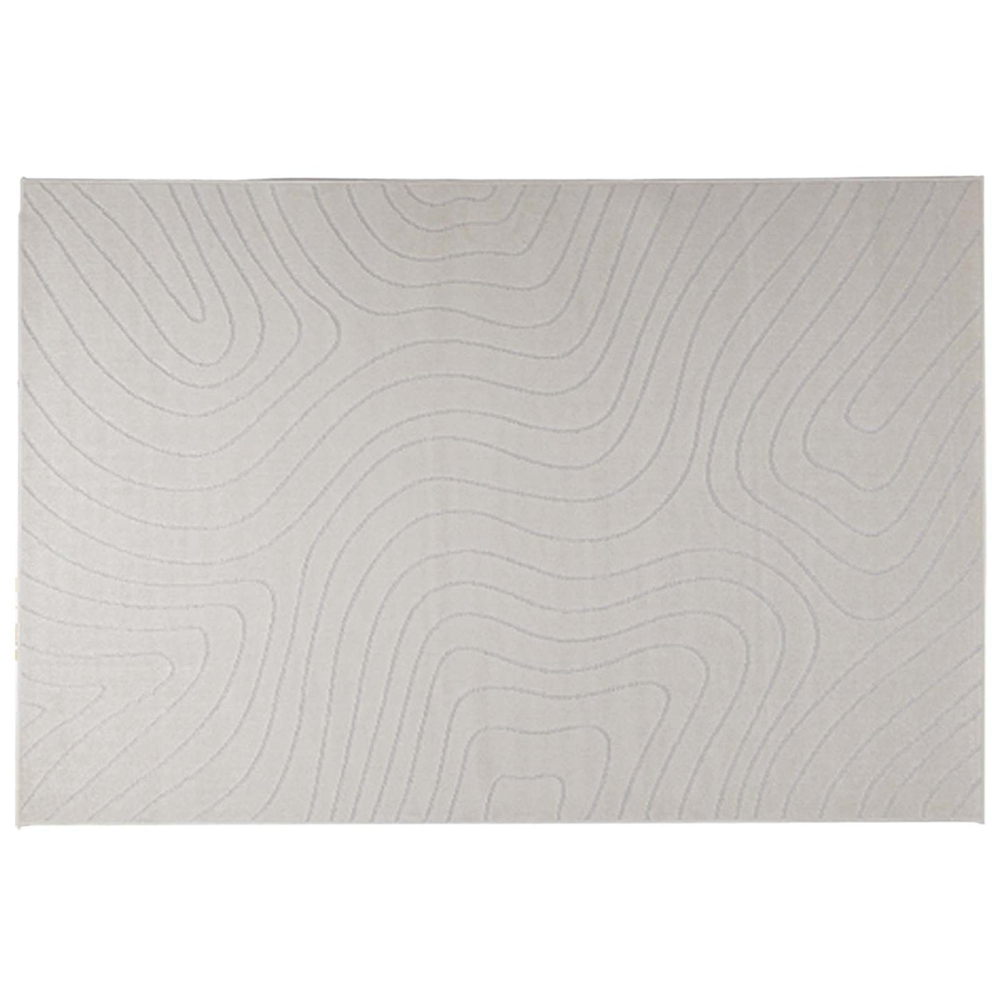 Innen- und Außenteppich PALMERAS Creme 280 x 200 cm Polyester