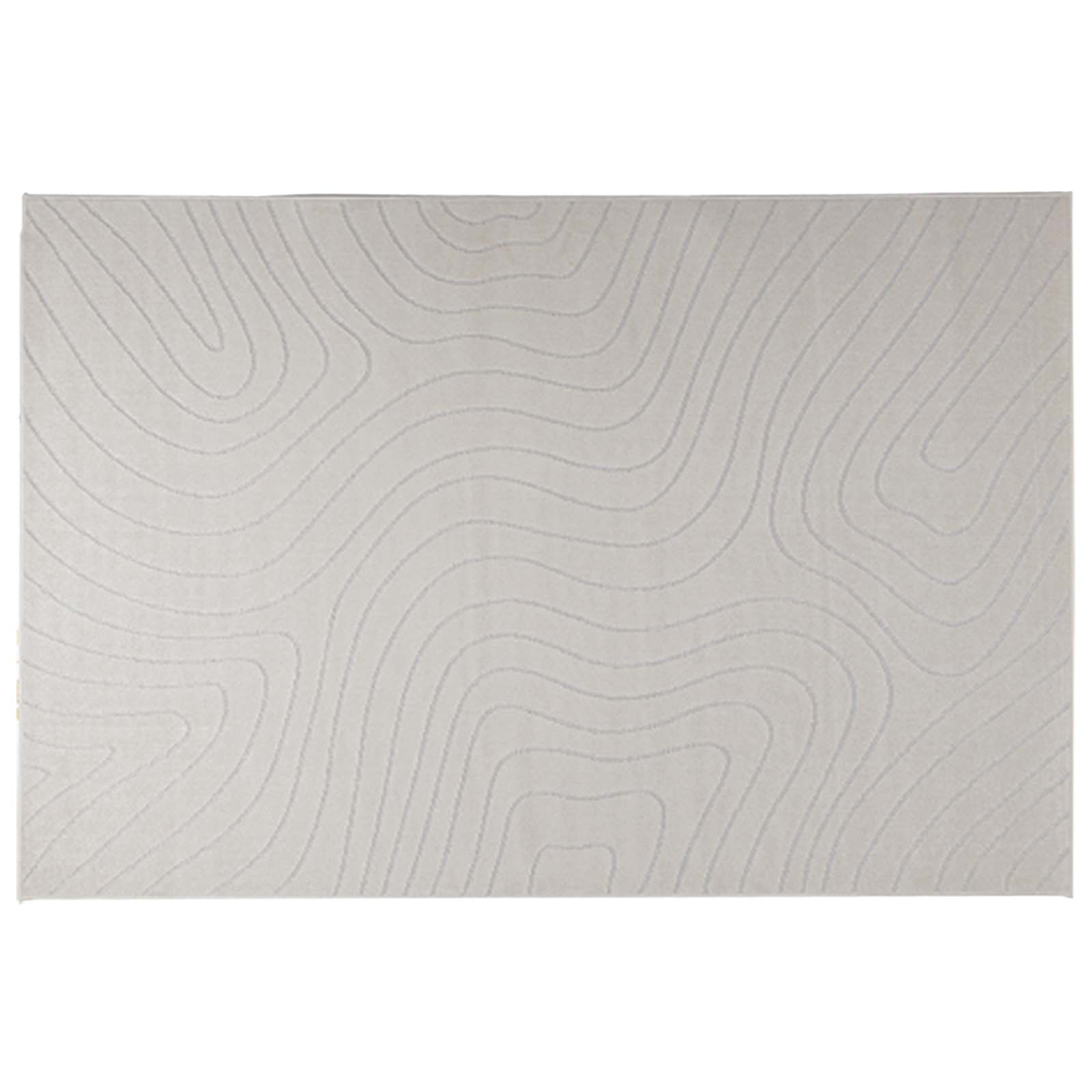 Innen- und Außenteppich PALMERAS Creme 280 x 200 cm Polyester