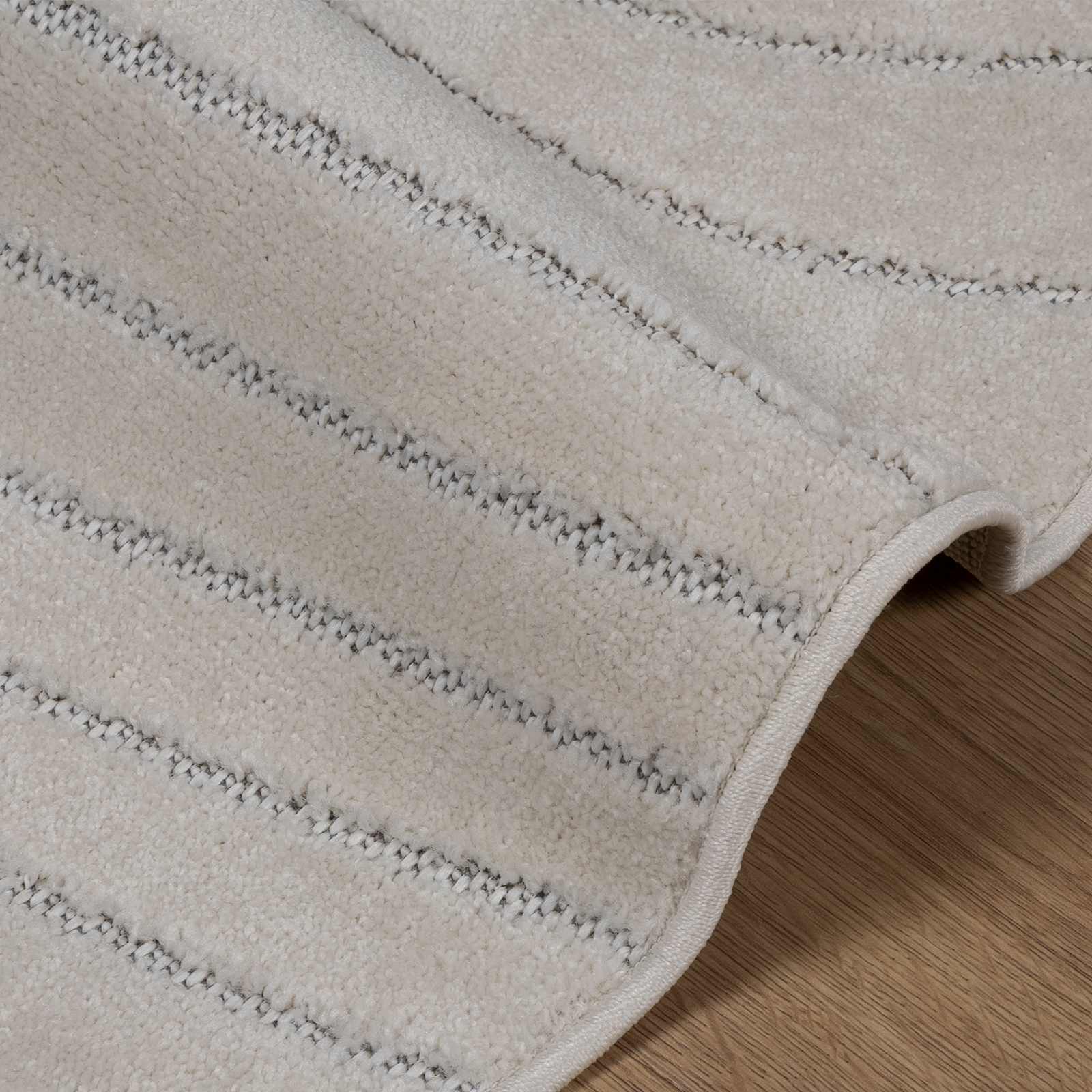 Innen- und Außenteppich PALMERAS Creme Ø 200 CM Polyester