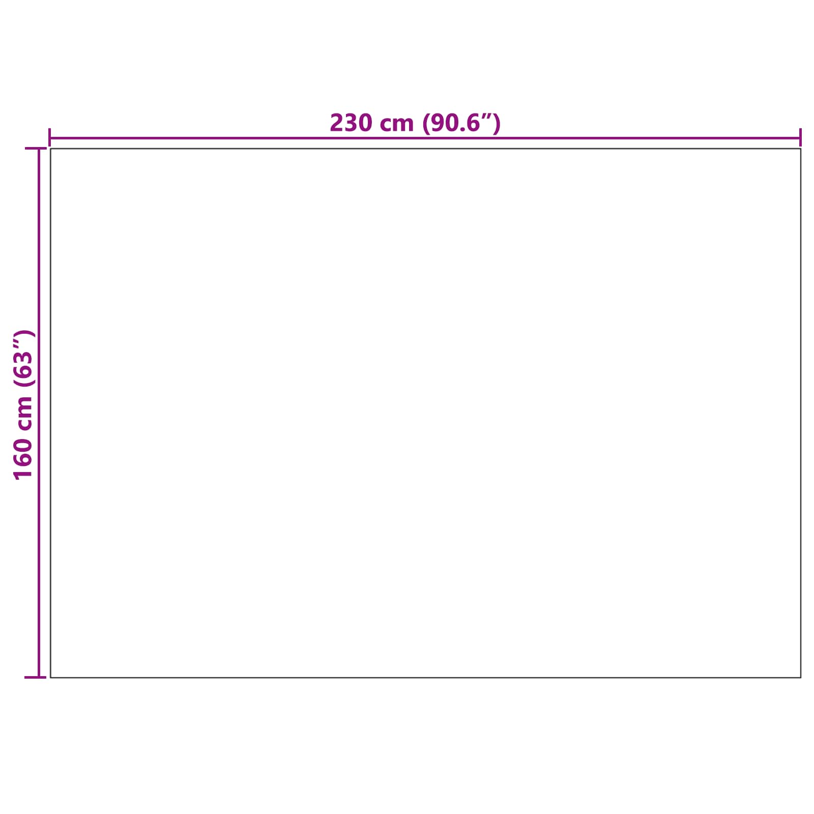 Innen- und Außenteppich PALMERAS Beige 160 x 230 cm Polyester