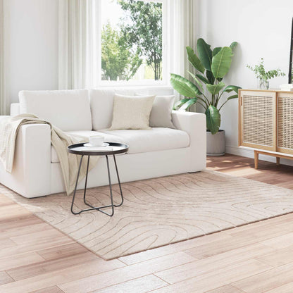 Innen- und Außenteppich PALMERAS Beige 200 x 200 cm Polyester