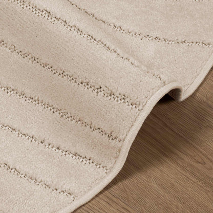 Innen- und Außenteppich PALMERAS Beige Ø 120 CM Polyester