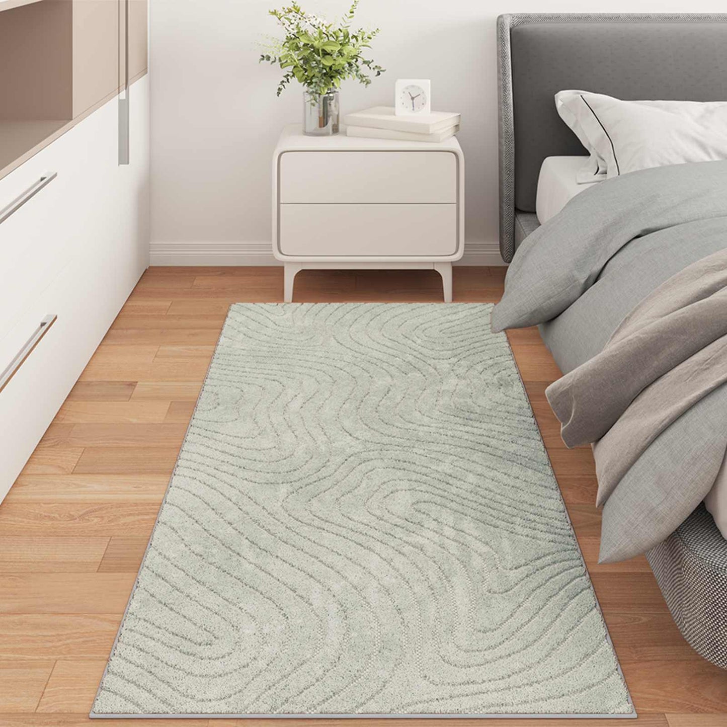 Innen- und Außenteppich PALMERAS Grün 80 x 150 cm Polyester