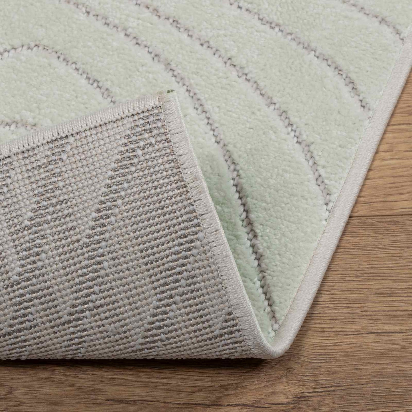 Innen- und Außenteppich PALMERAS Grün 120 x 120 cm Polyester