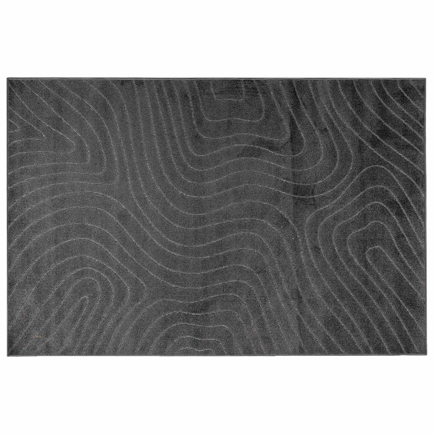 Innen- und Außenteppich PALMERAS Anthrazit 340 x 240 cm
